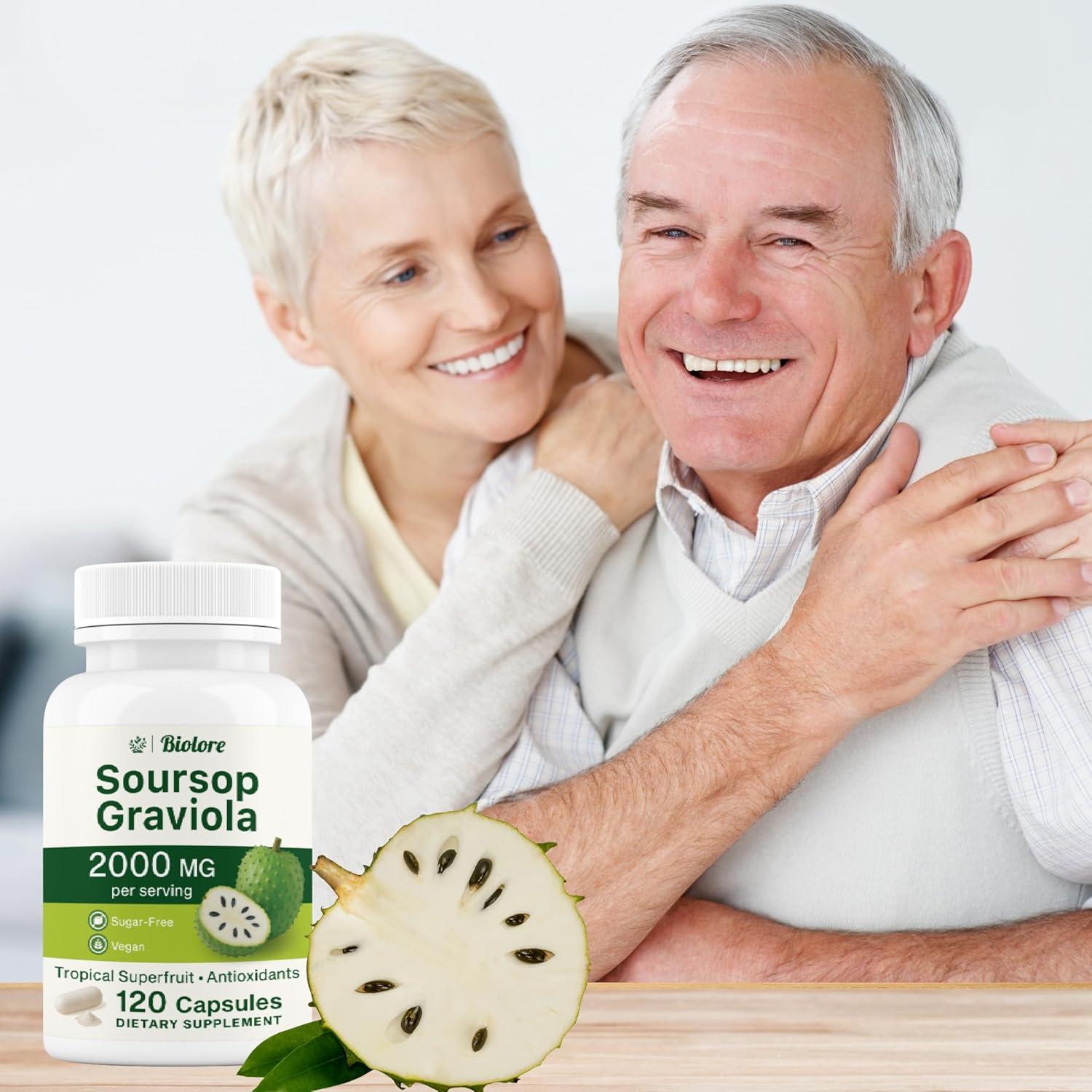 Cápsulas Veganas de Graviola Biolore - 120 Cápsulas Antioxidantes