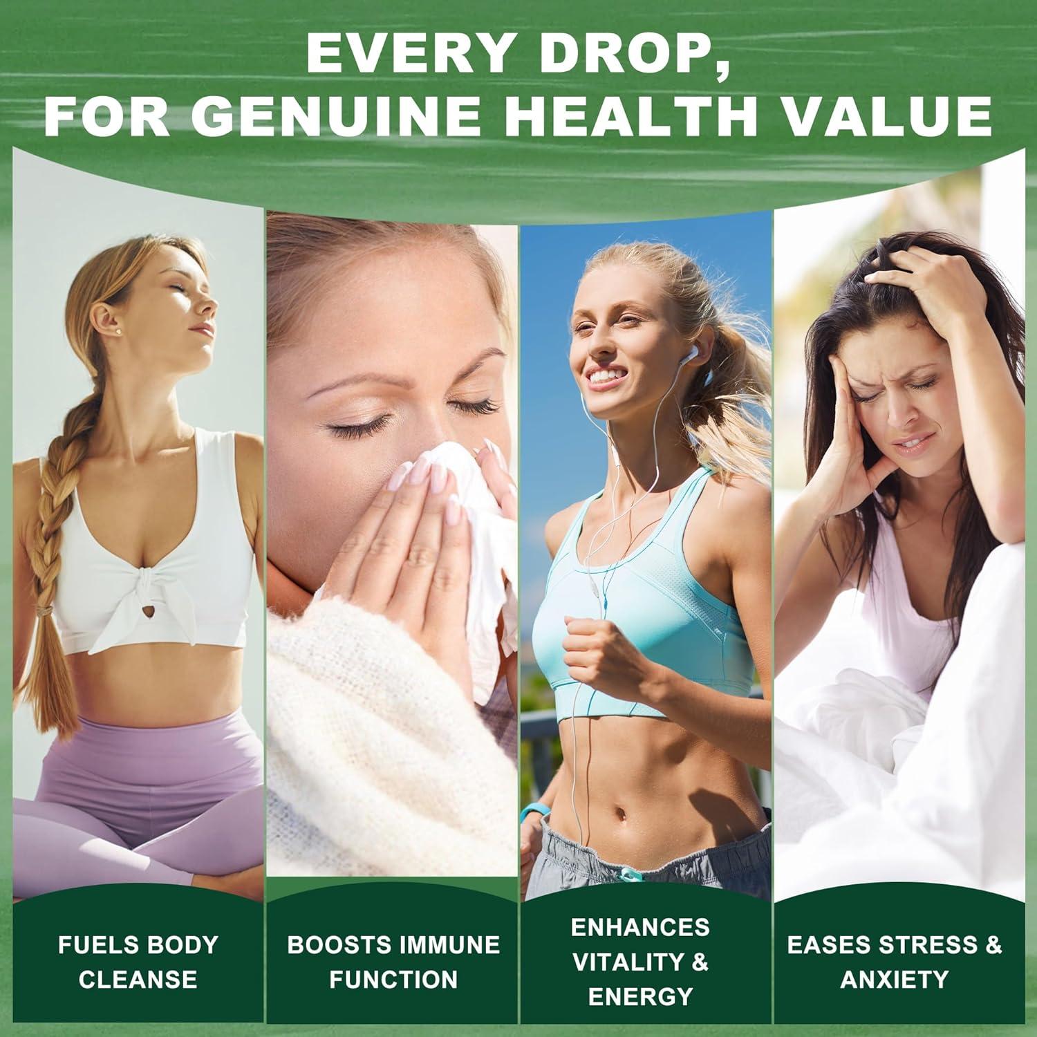 Concentrado Herbal Orgánico CeanPeak 60ml - Soursop, Ashwagandha, Moringa