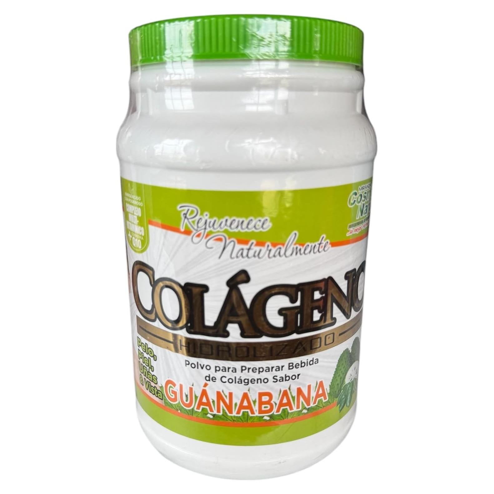 Mejorador de Colágeno Hidrolizado Natural Genérico 1kg Sabor Guanábana