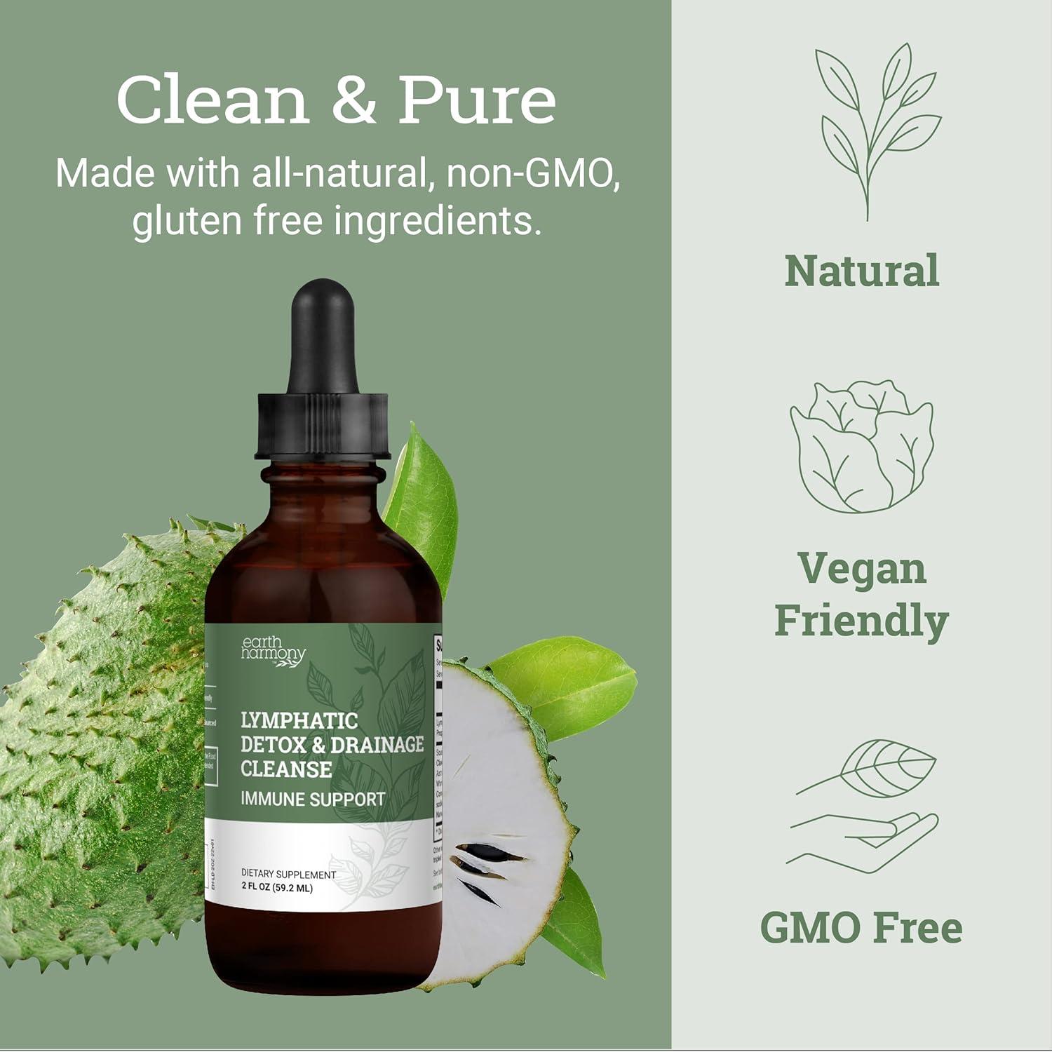 Gotas de Drenaje Linfático Earth Harmony 59.15 ml - Desintoxicación