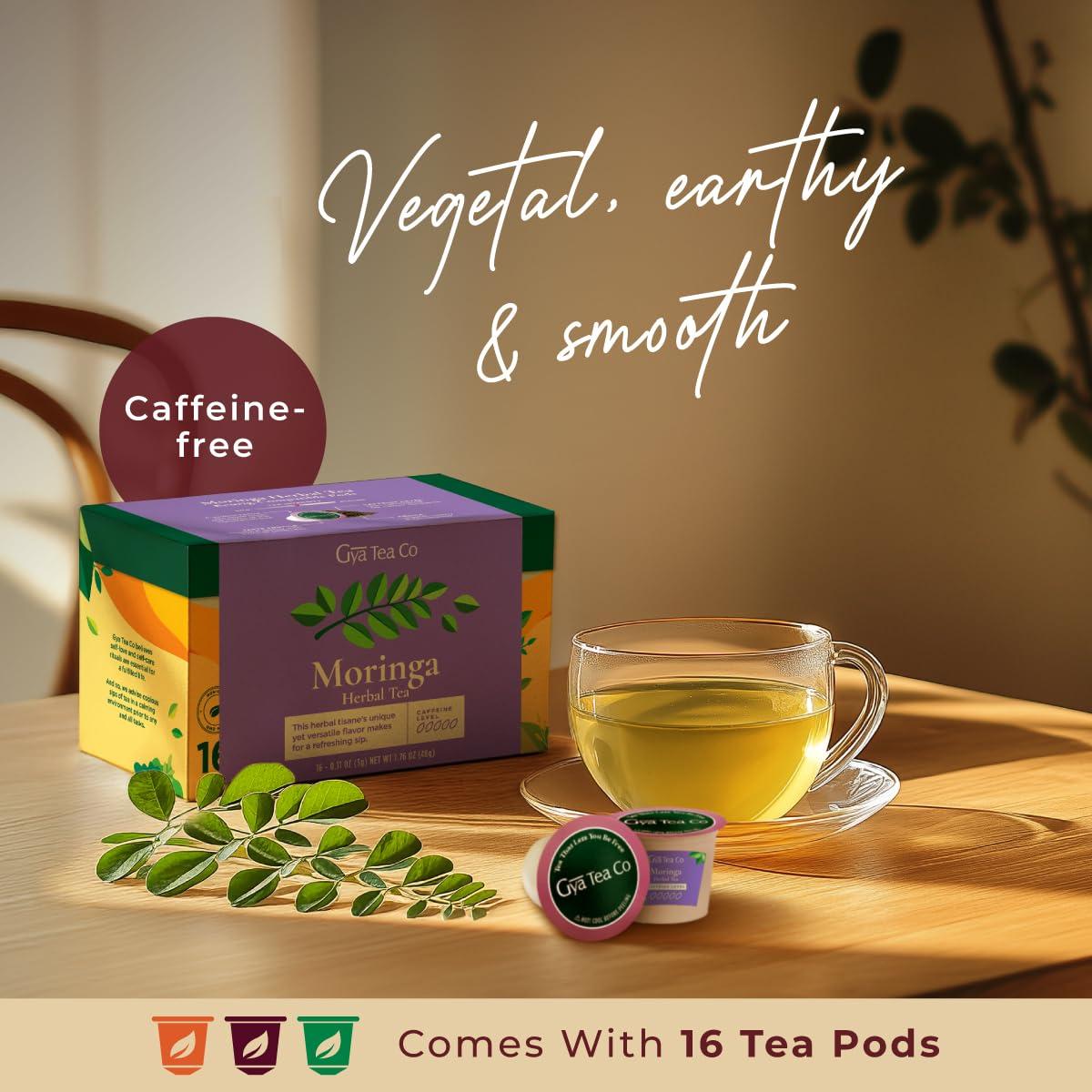 Té de Moringa Gya Tea Co en Cápsulas 16 Unidades Sin Cafeína