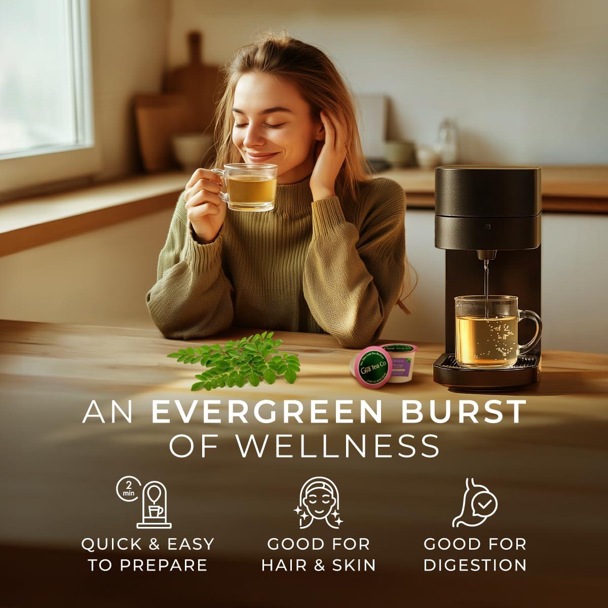 Té de Moringa Gya Tea Co en Cápsulas 16 Unidades Sin Cafeína