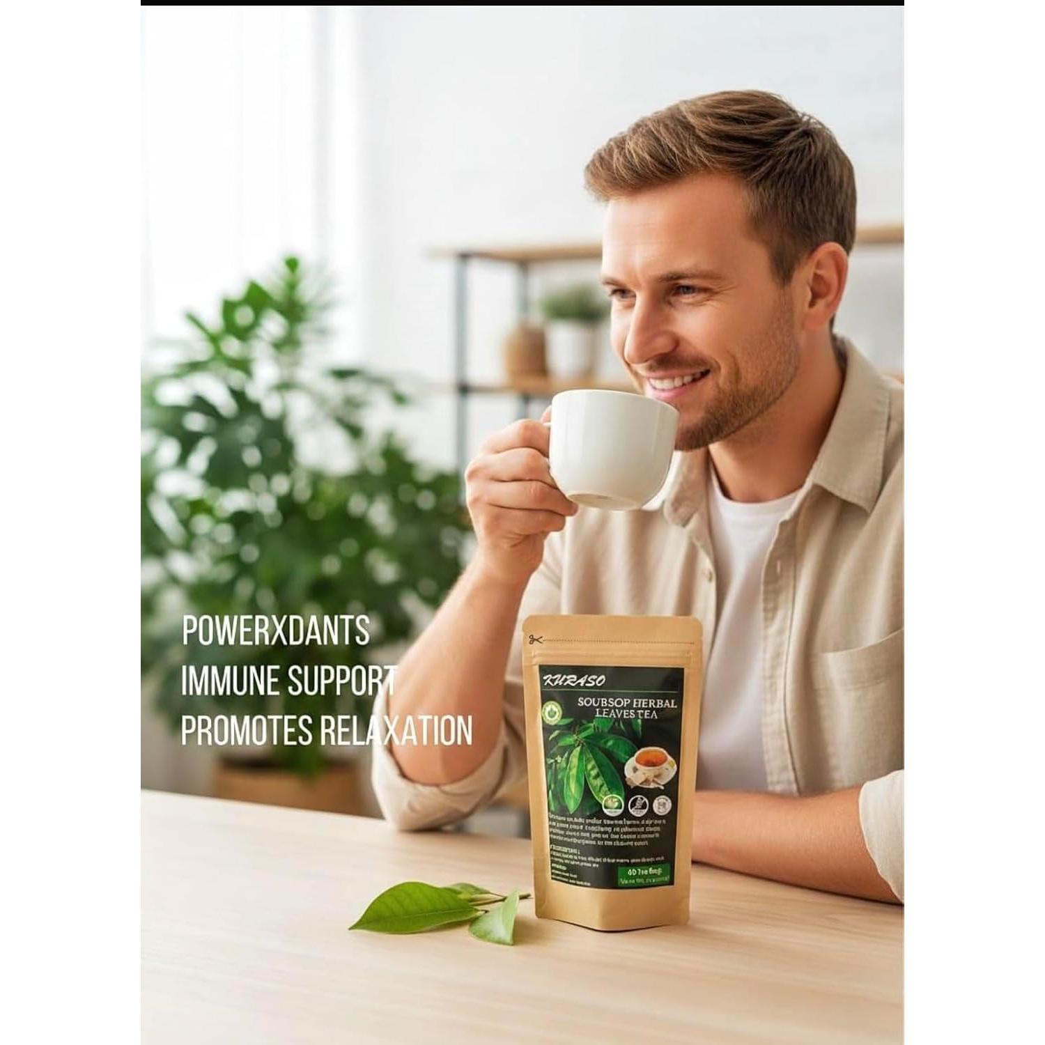 Té de Hojas de Graviola Paradise Beach 80g - 40 Bolsitas