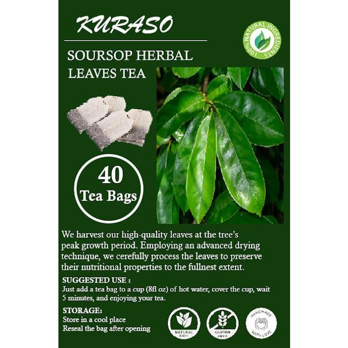 Té de Hojas de Graviola Paradise Beach 80g - 40 Bolsitas