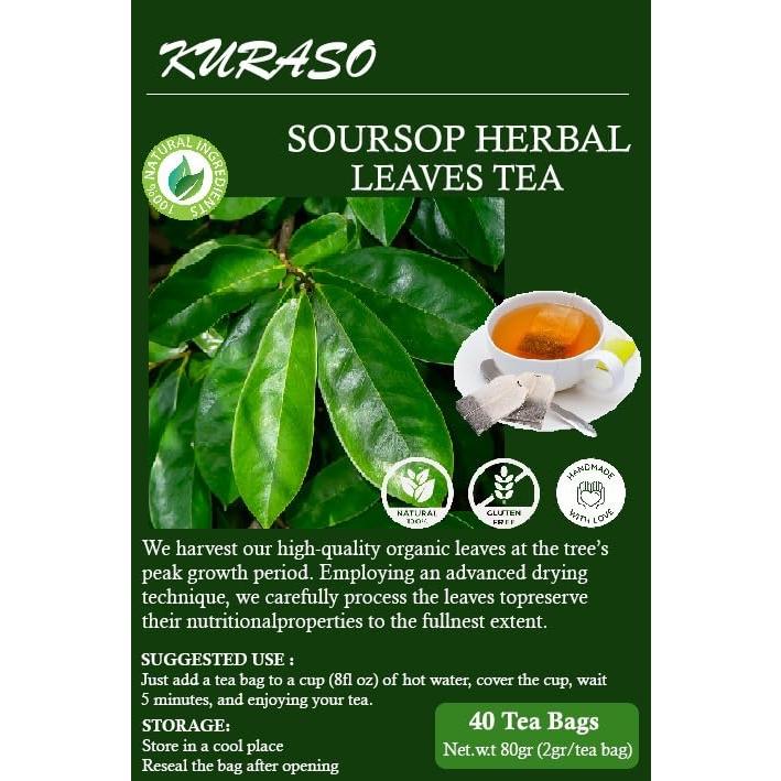 Té de Hojas de Graviola Paradise Beach 80g - 40 Bolsitas