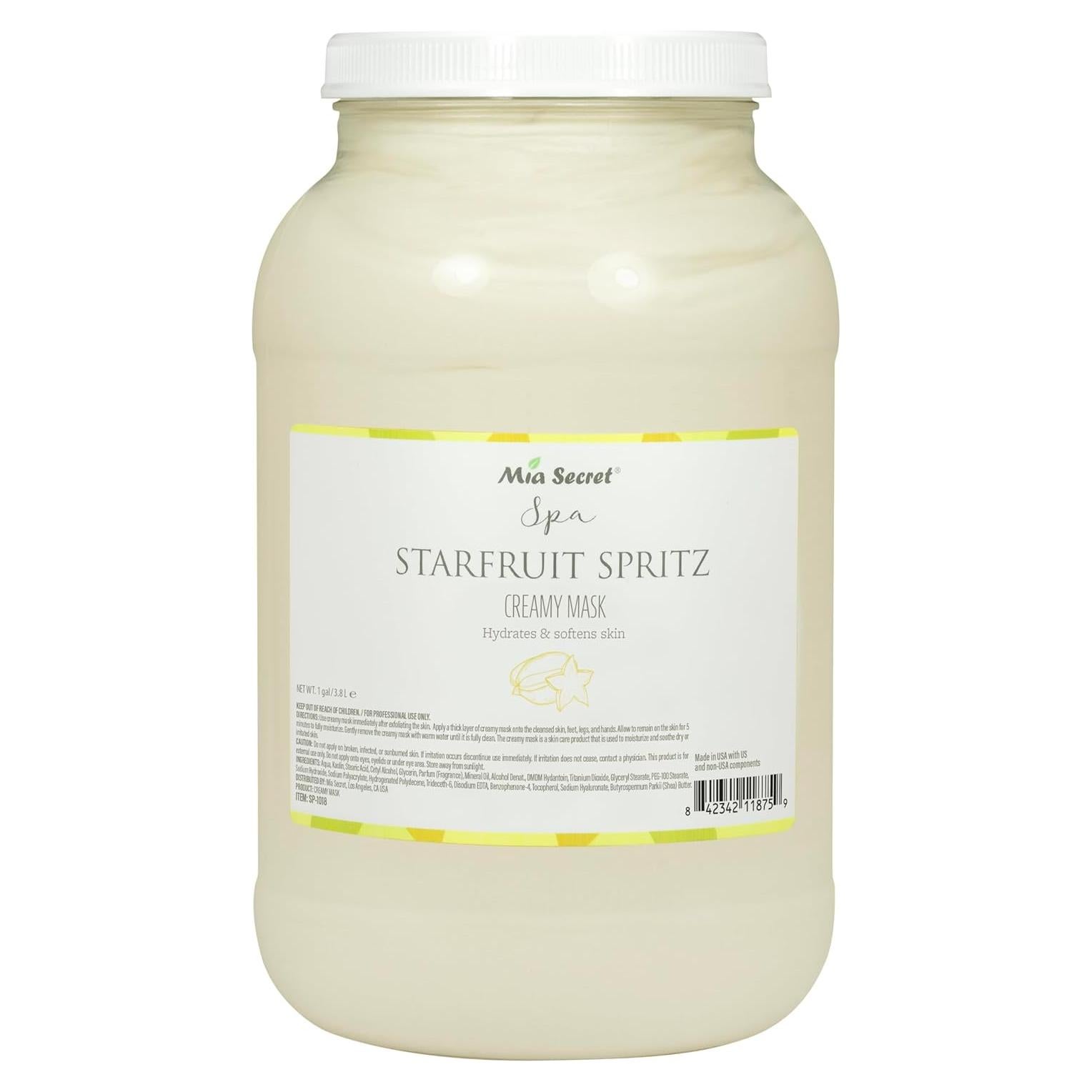 Mascarilla Cremosa Hidratante Mia Secret 3.785L Pies y Piernas