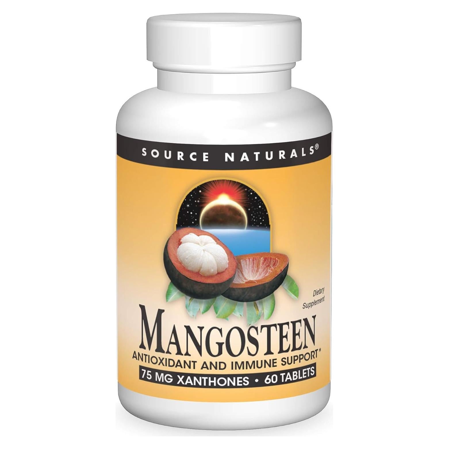 Source Naturals Mangosteen 75 mg Antioxidante 60 Tabletas