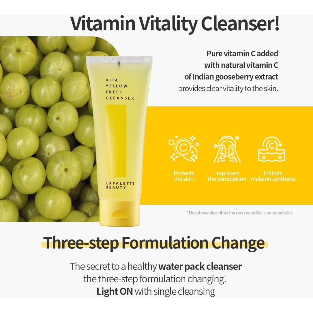 Set de Cuidado de la Piel LAPALETTE Vita Amarillo 2 Piezas