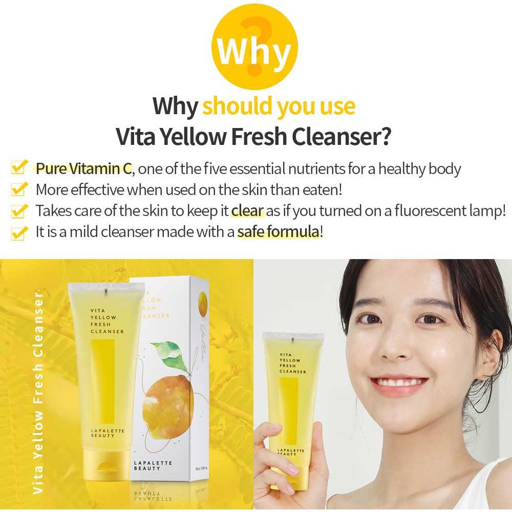 Set de Cuidado de la Piel LAPALETTE Vita Amarillo 2 Piezas