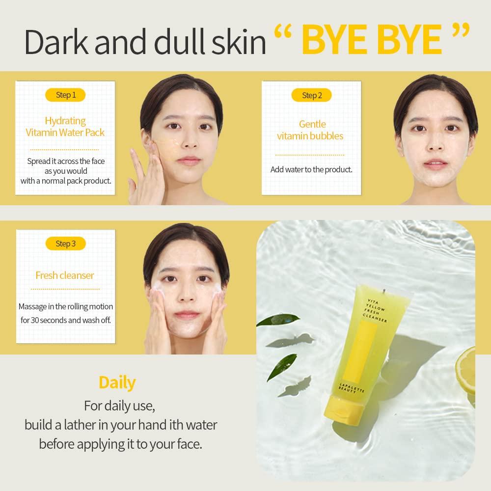 Set de Cuidado de la Piel LAPALETTE Vita Amarillo 2 Piezas