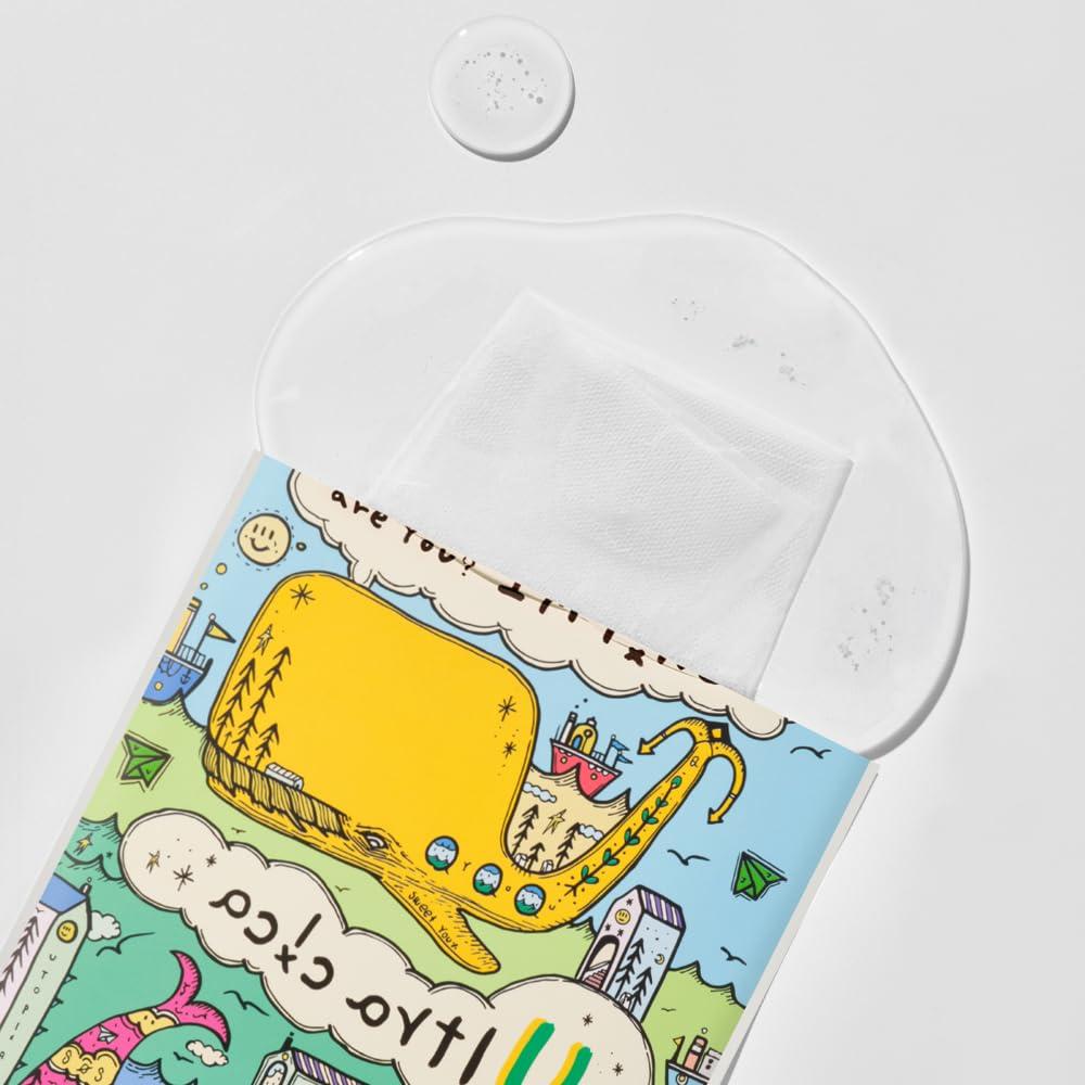 Mascarilla de Tela Hidratante Dancing Whale Ultra Cica 10 Hojas