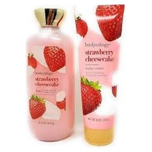 Juego de Cuidado Corporal PDC BRANDS Cheesecake Fresa 2 Piezas