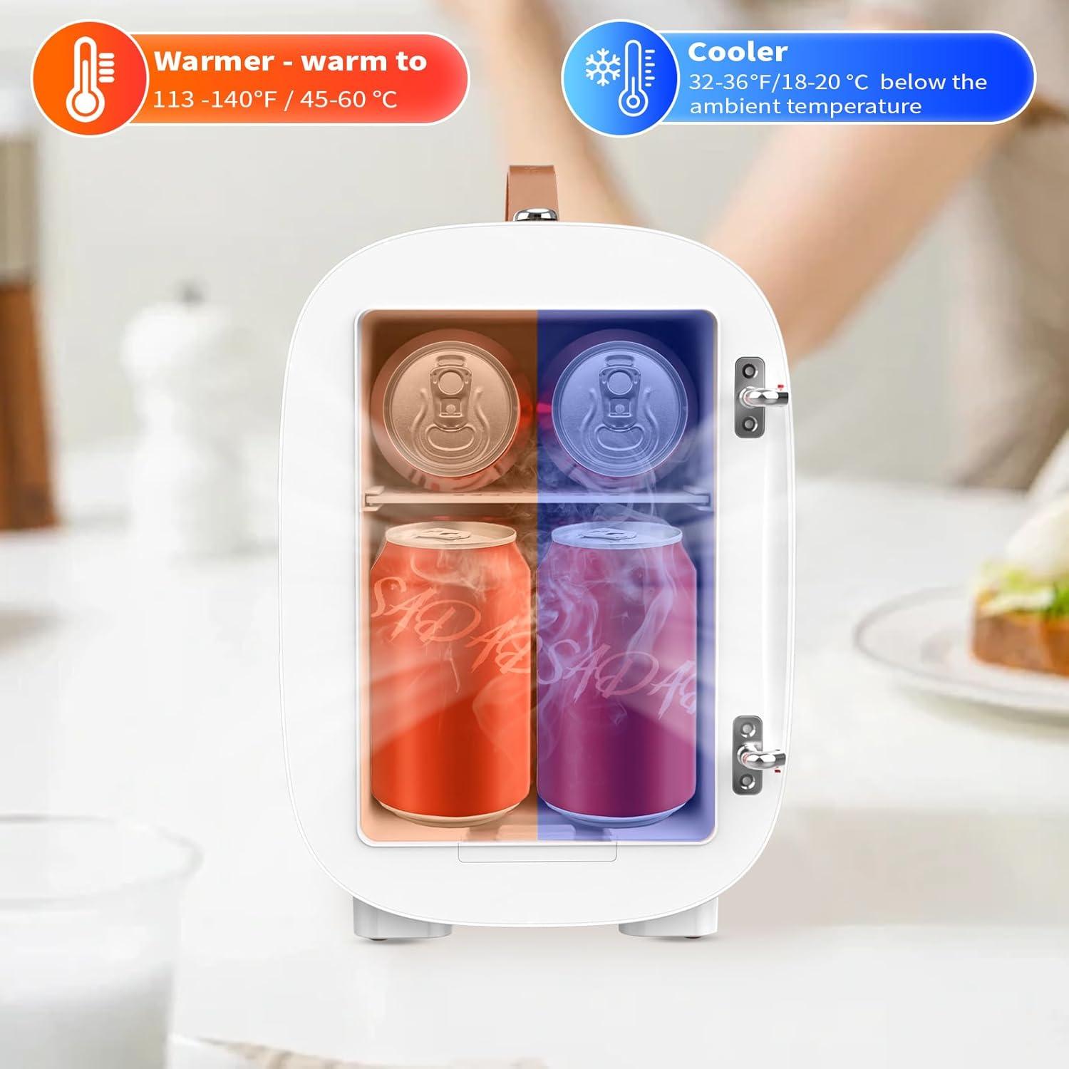 Mini Nevera Hansburg MFA-5L-G 4L Enfriador y Calentador