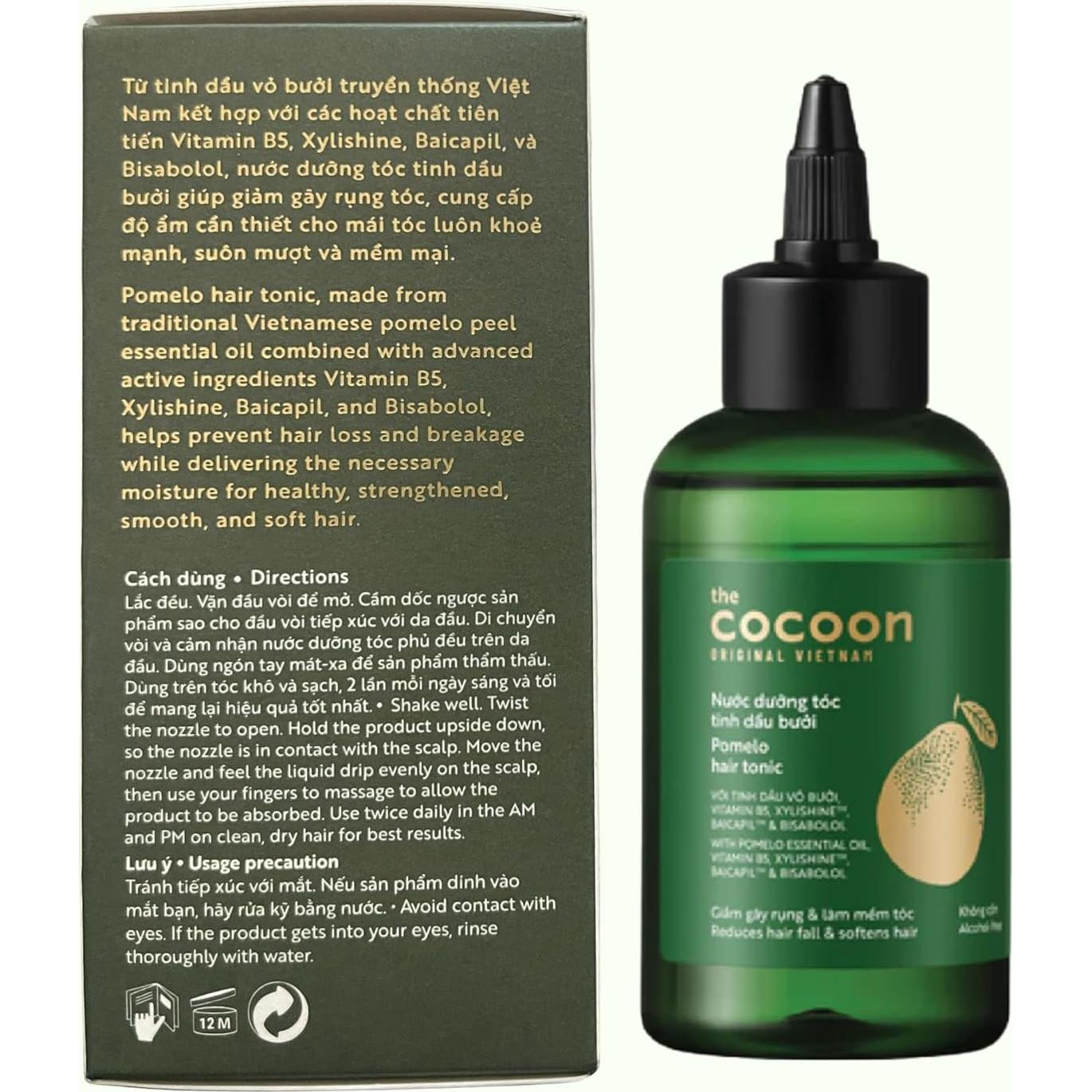 Tónico Capilar Cocoon 140 ml - Suero Vegano para Crecimiento Cabello