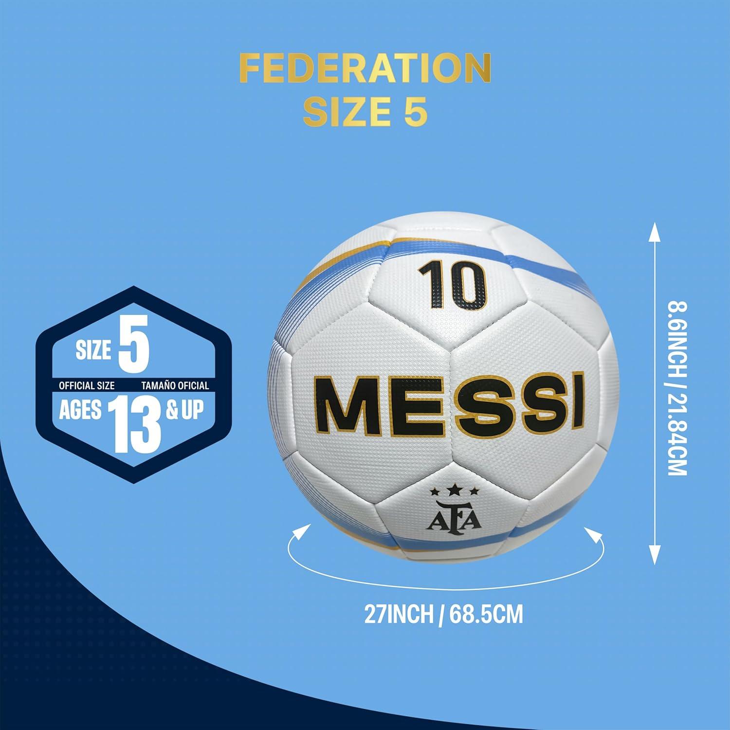 Balón de Fútbol Oficial Argentina Icon Sports Tamaño 5