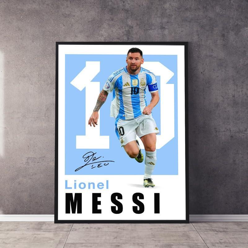 Póster de Fútbol Messi 61x91 cm - Arte de Pared para Niños