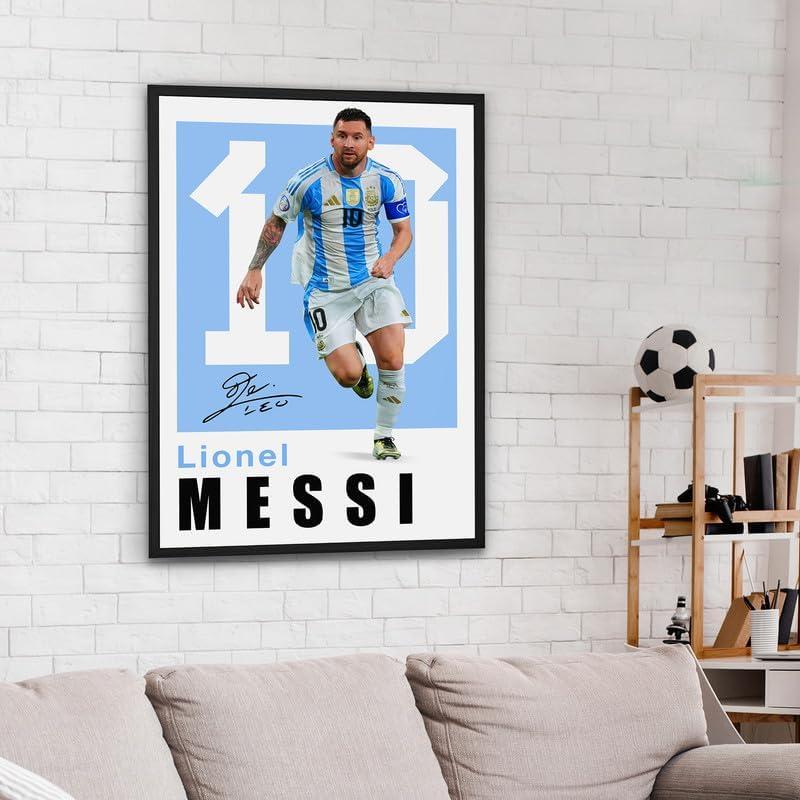 Póster de Fútbol Messi 61x91 cm - Arte de Pared para Niños