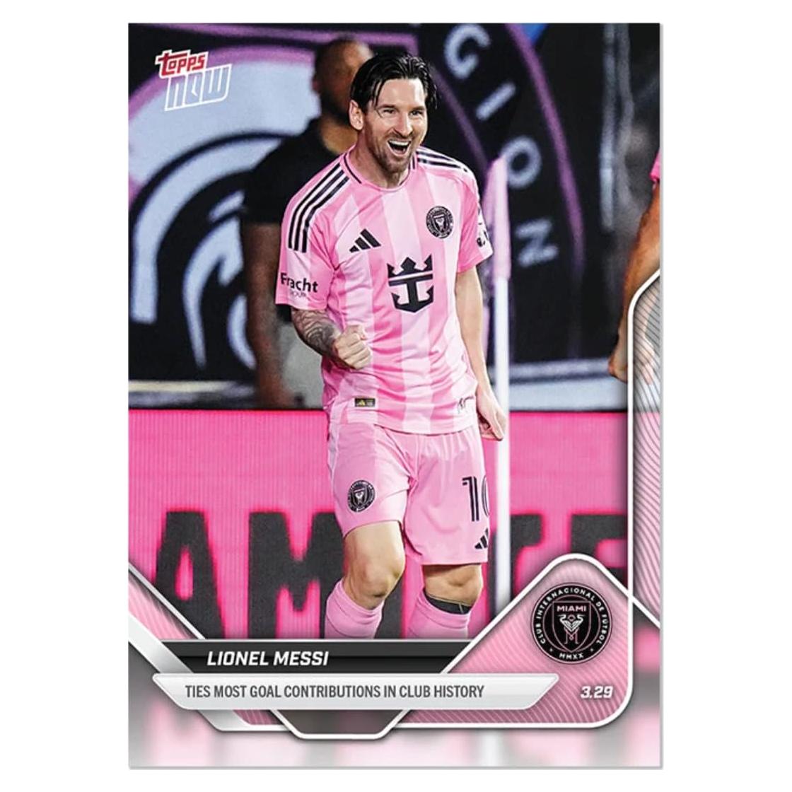 Tarjeta de Comercio de Fútbol Lionel Messi #23 Inter Miami CF