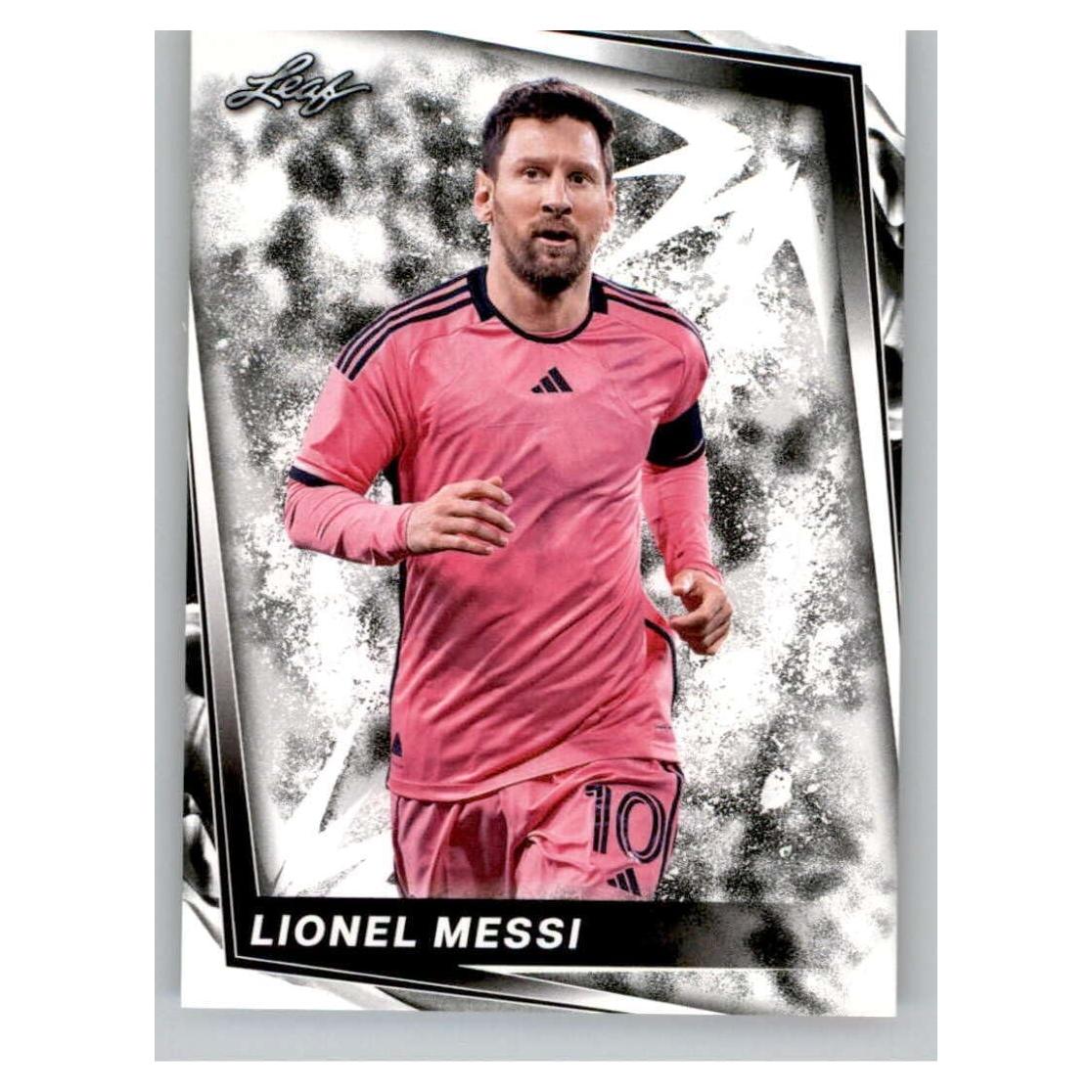 Tarjeta de Fútbol Leaf Soccer 2024 Lionel Messi #5 Raw NM