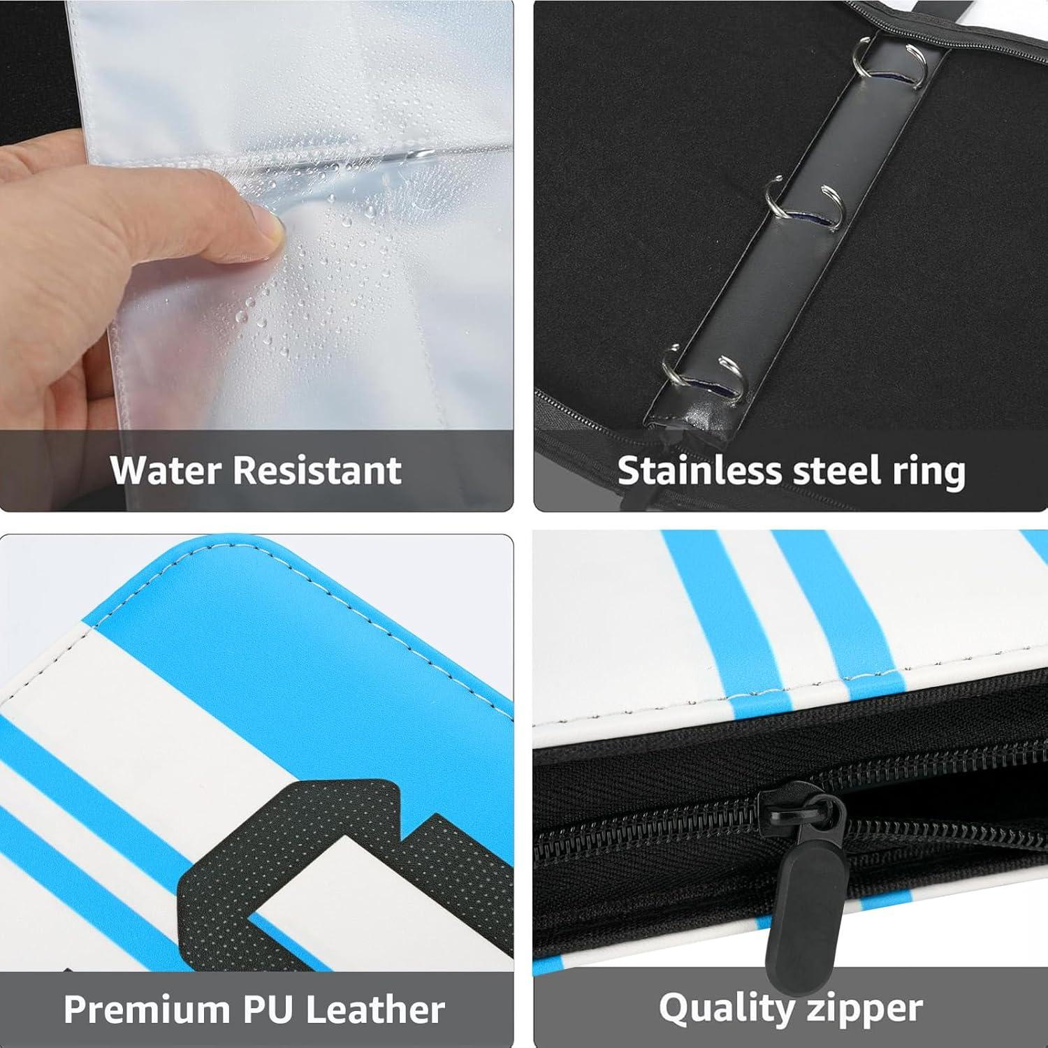 Carpeta de Tarjetas de Fútbol HBK 400 Bolsillos Messi10