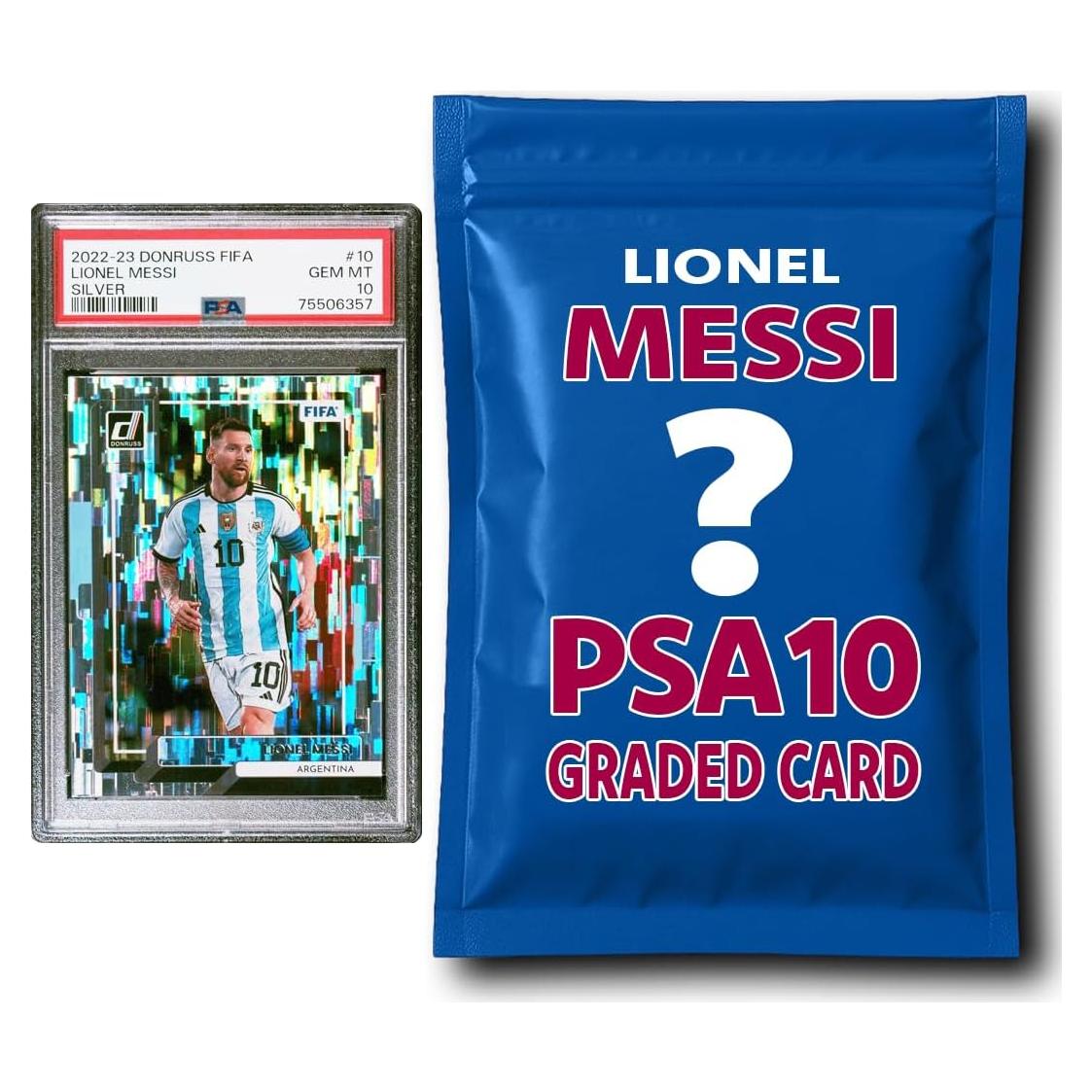 Paquete Misterioso Tarjeta PSA 10 Lionel Messi - Colección