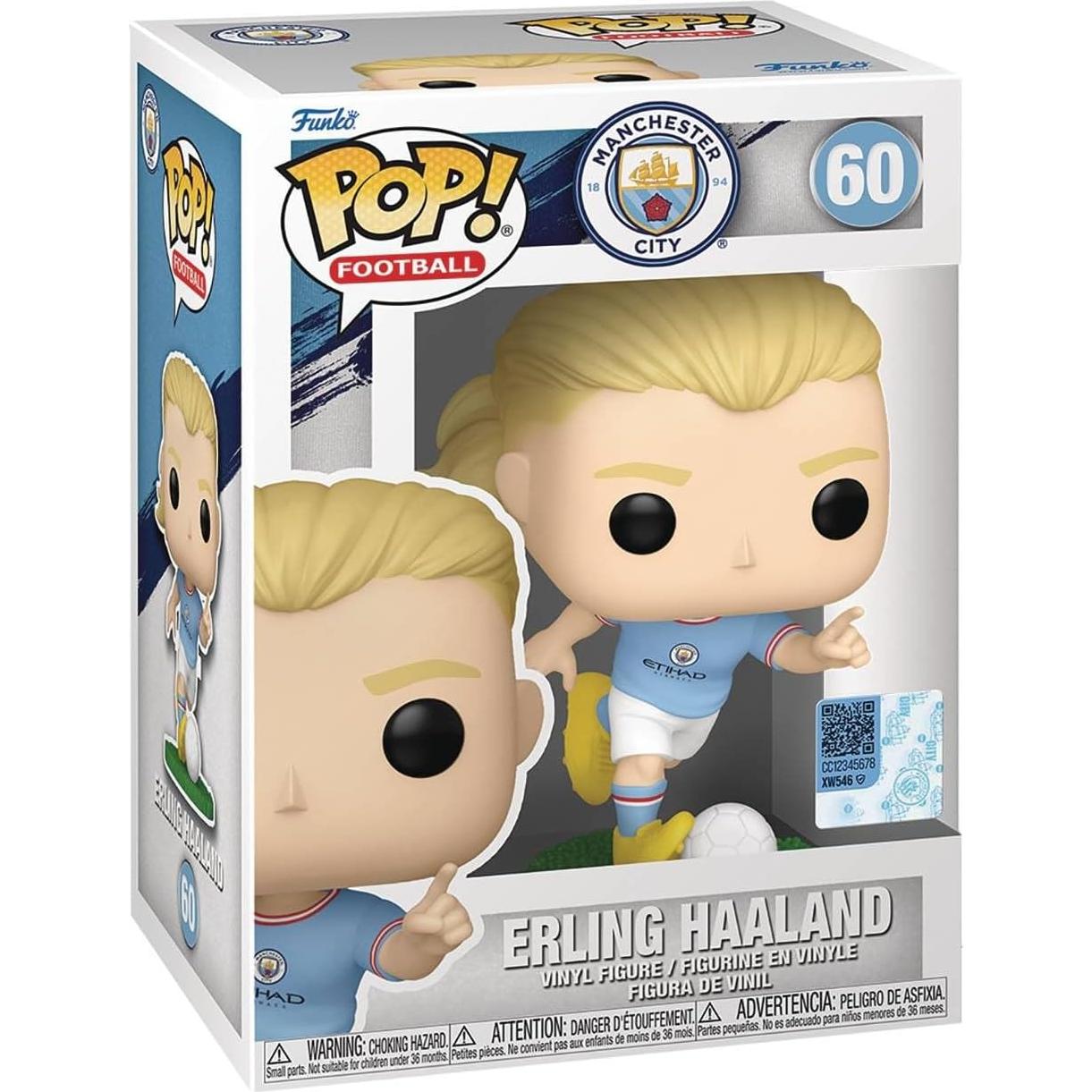 Figura POP! Erling Haaland Manchester City Funko 9.53 cm