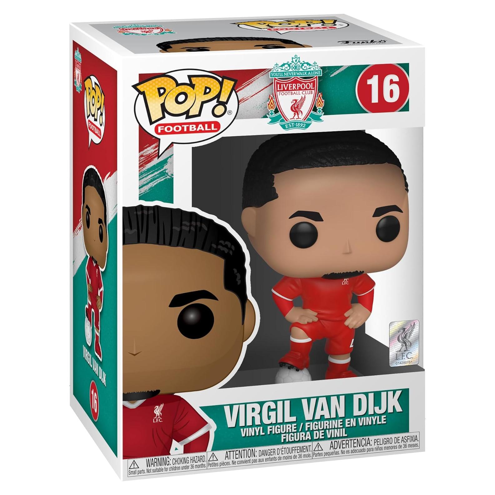 Funko Pop! Fútbol Virgil Van Dijk Liverpool 8.9 cm