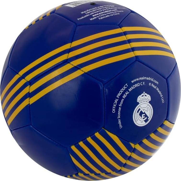 Bola de Fútbol Oficial Maccabi Real Madrid Tamaño 5 Azul