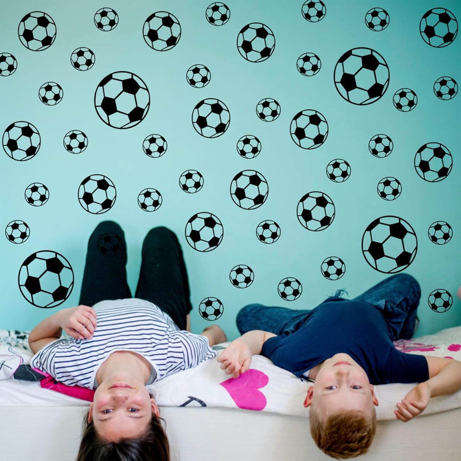 52 Pegatinas de Fútbol Hanlongyu para Decoración de Pared