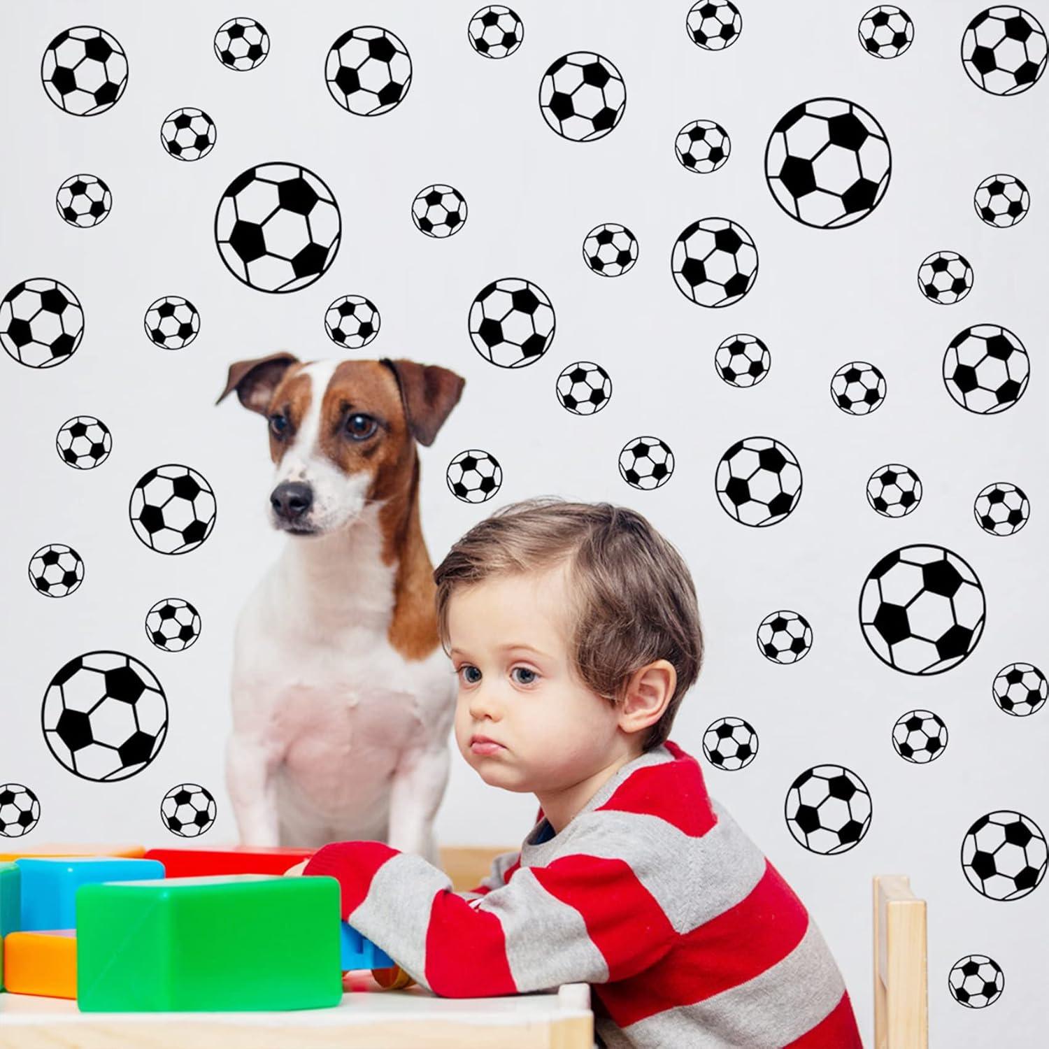 52 Pegatinas de Fútbol Hanlongyu para Decoración de Pared