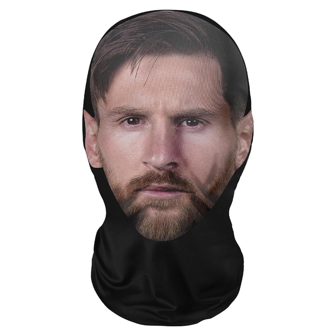 Máscara Balaclava 3D Lionel Messi - Gaiter Multiusos para Fans