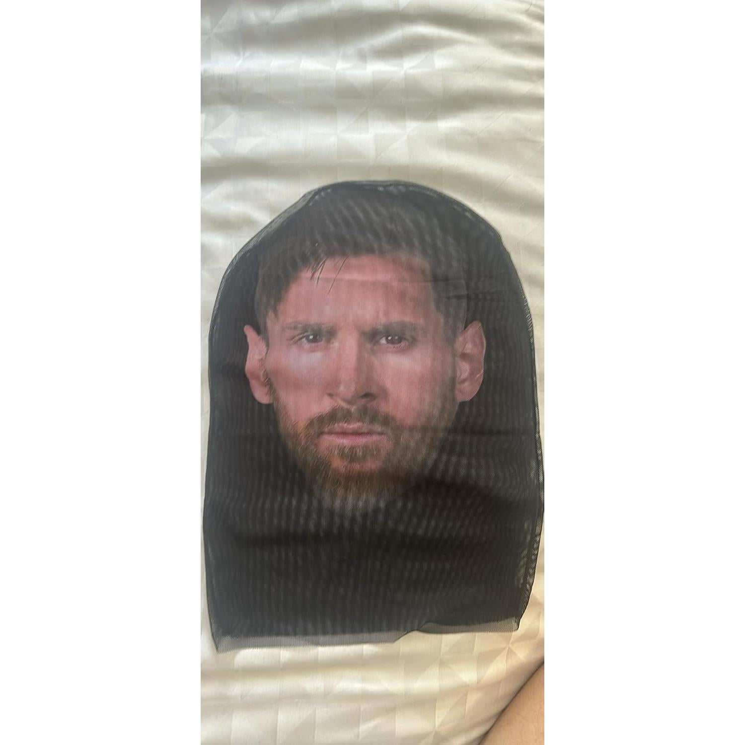 Máscara Balaclava 3D Lionel Messi - Gaiter Multiusos para Fans