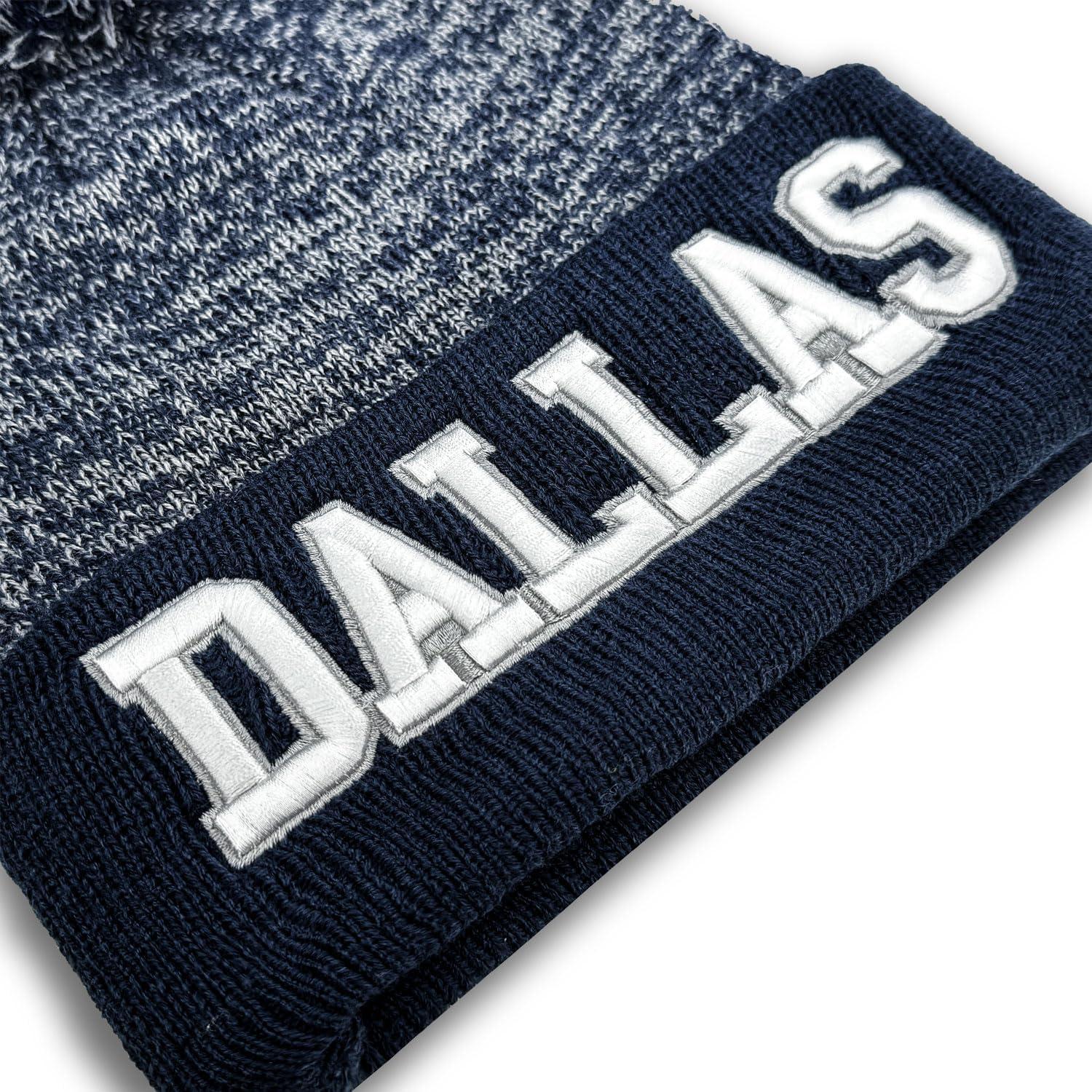 Gorro Beanie de Fútbol Unisex Grueso y Suave - Modelo A-Dallas
