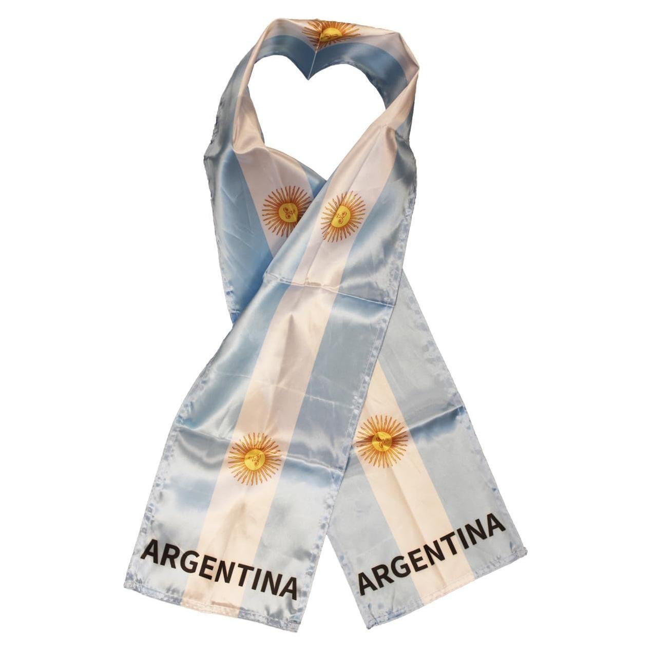 Bufanda Ligera Argentina 100% Poliéster 20x160 cm
