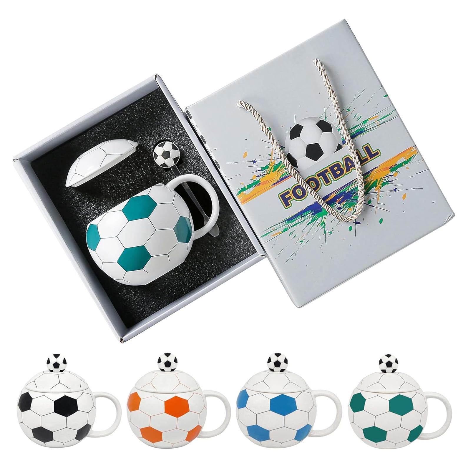 Taza de Café Cerámica 400ml Old Craftsmen's Fútbol Verde