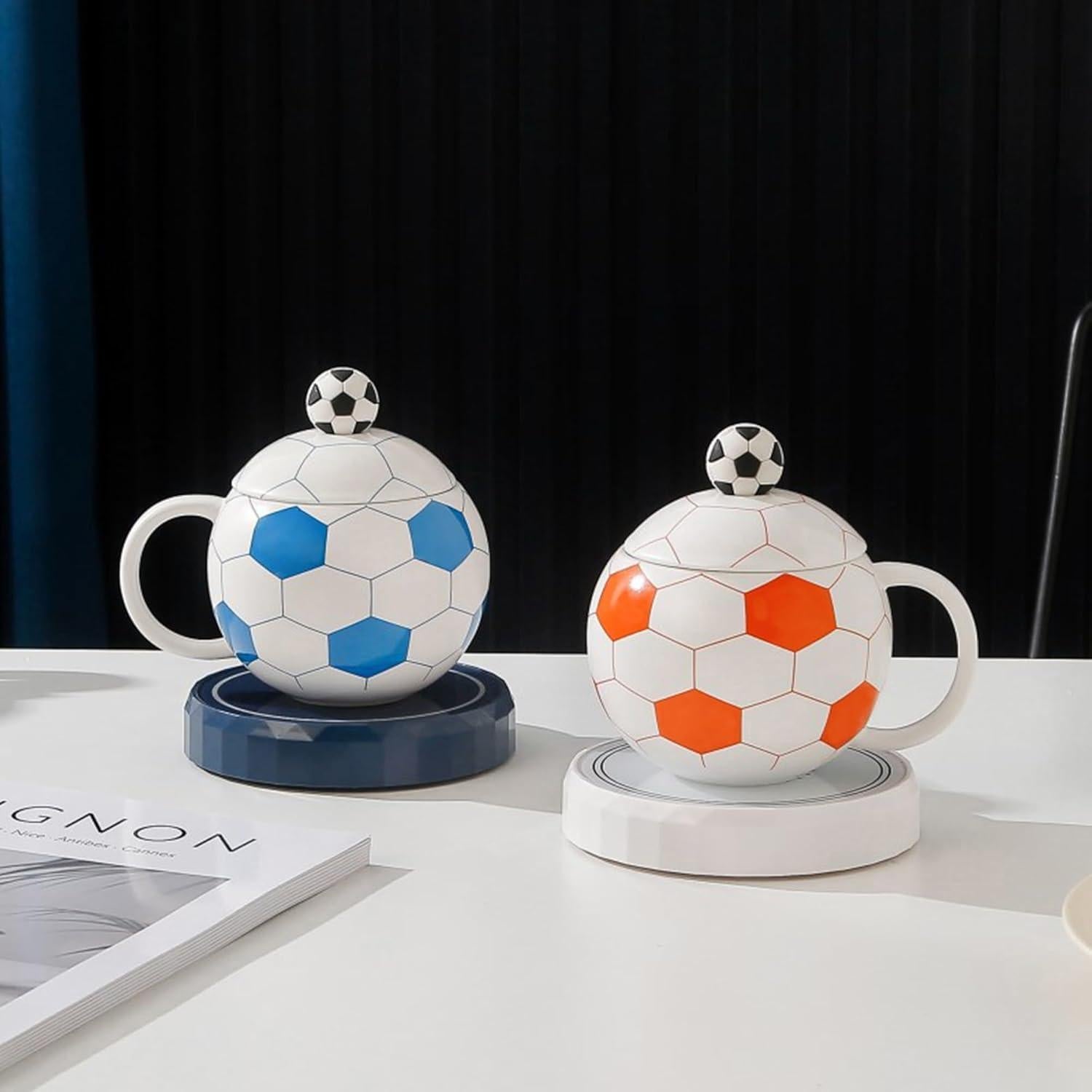 Taza de Café Cerámica 400ml Old Craftsmen's Fútbol Verde