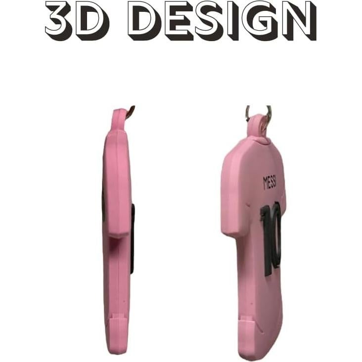 Llaverito 3D Jersey Internacional Miami Messi 10 PVC