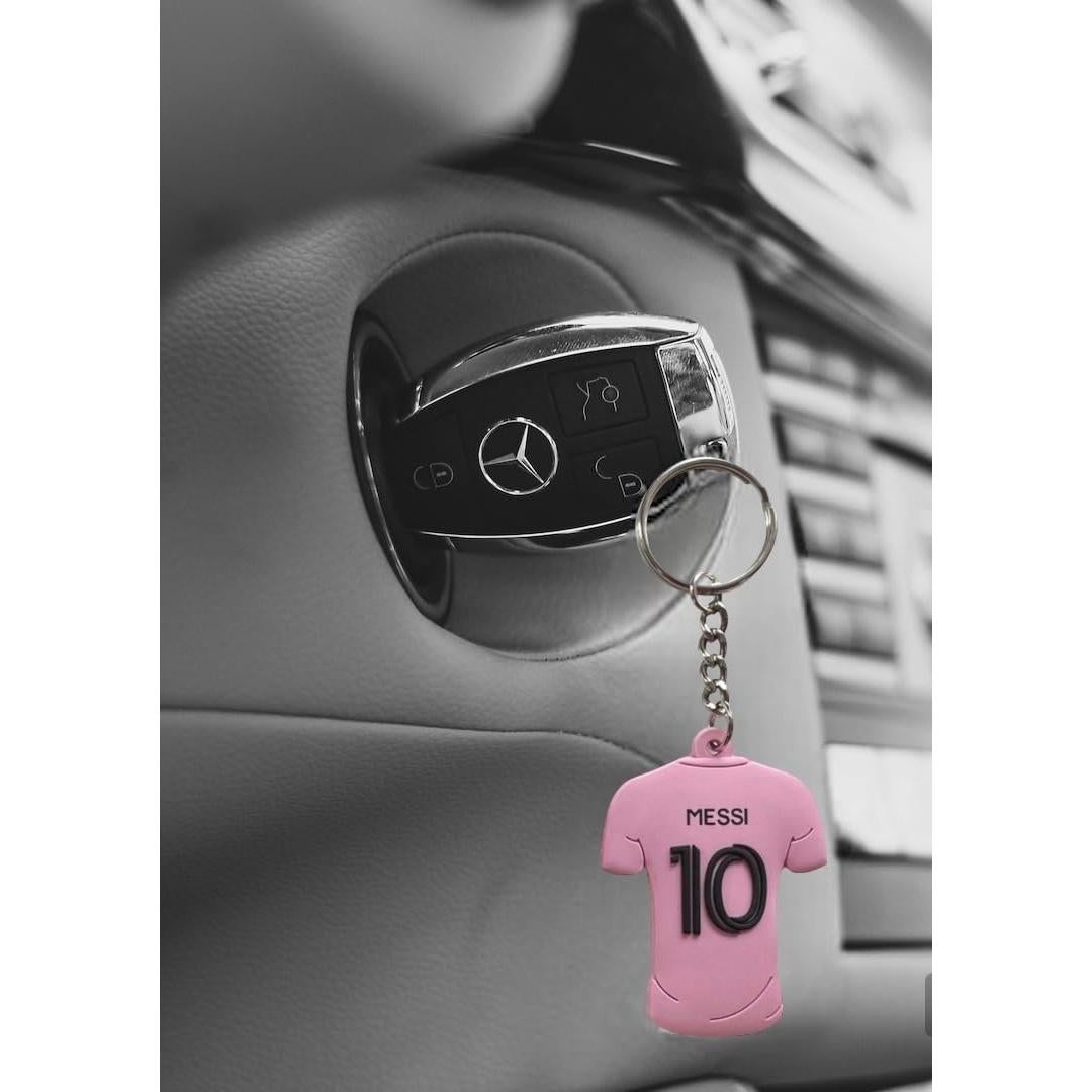 Llaverito 3D Jersey Internacional Miami Messi 10 PVC