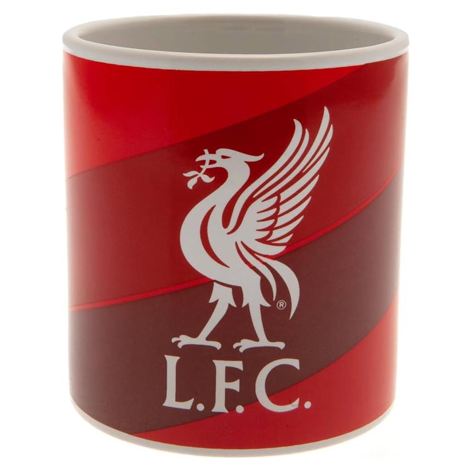 Taza de Cerámica Liverpool FC FOCO 600ml Rayas Diagonales