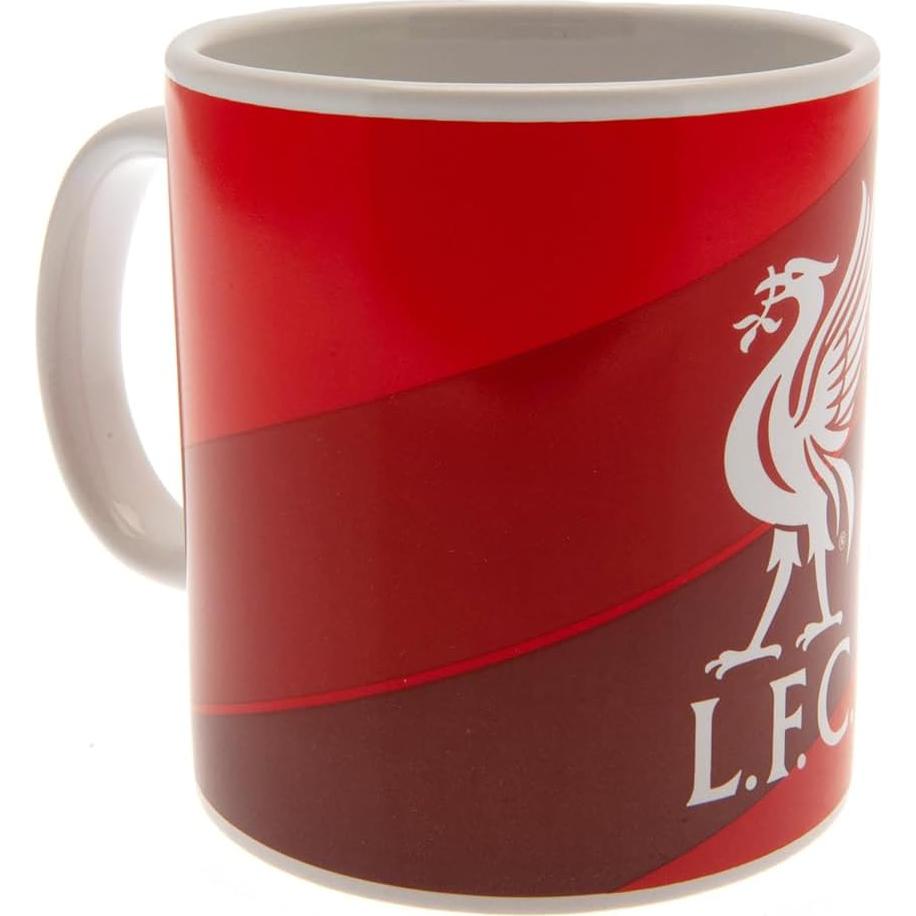 Taza de Cerámica Liverpool FC FOCO 600ml Rayas Diagonales