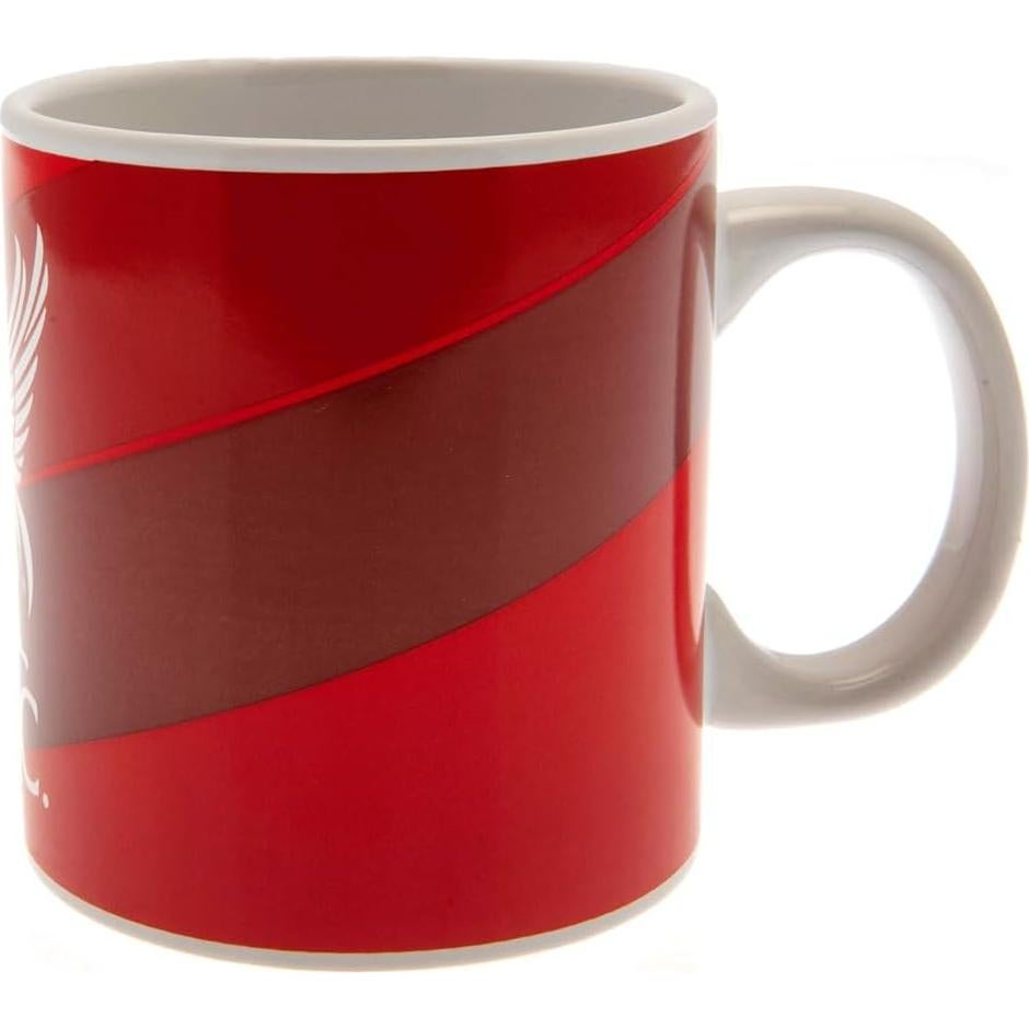 Taza de Cerámica Liverpool FC FOCO 600ml Rayas Diagonales