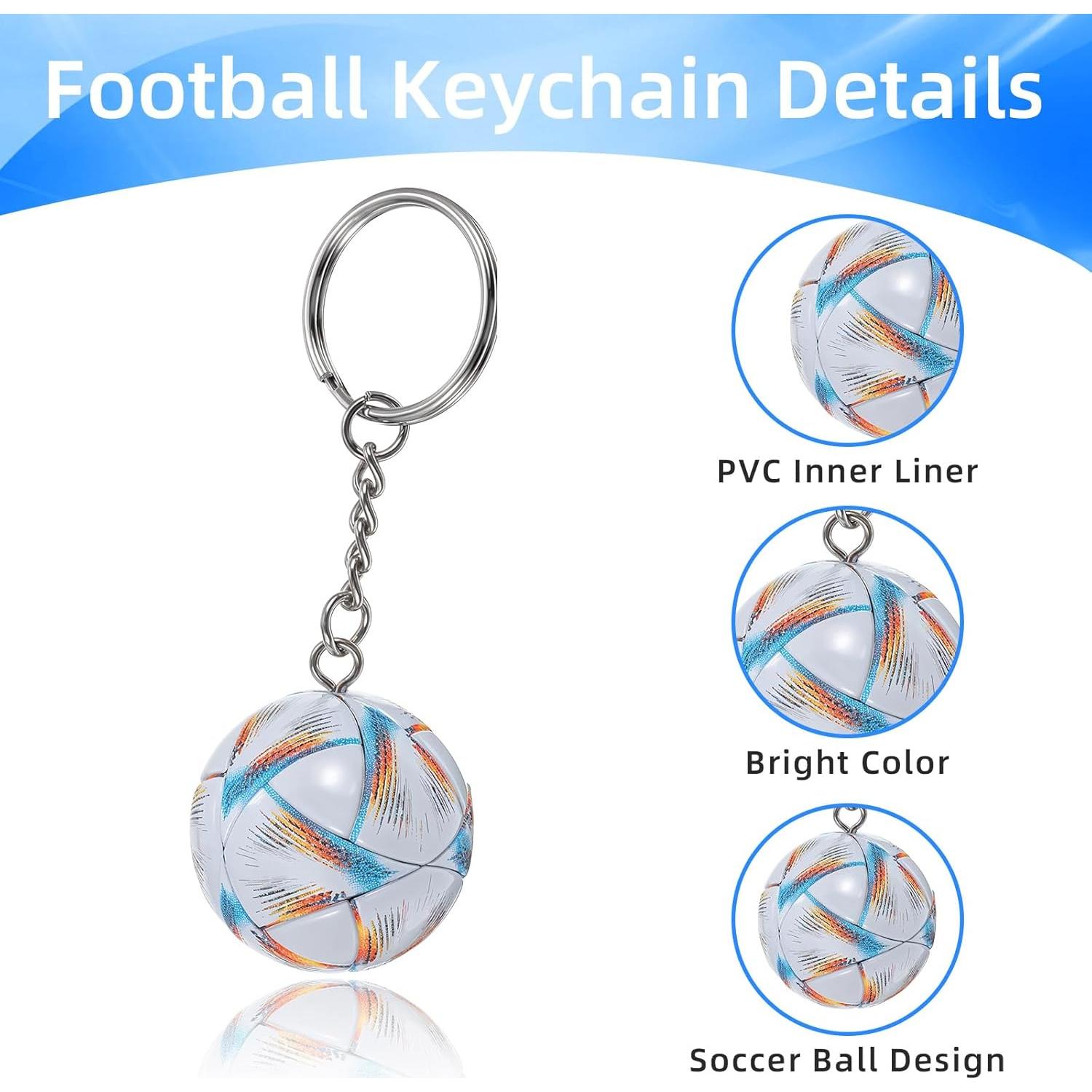 Llavero de Fútbol Quilax Balón 3.64cm PVC para Niños