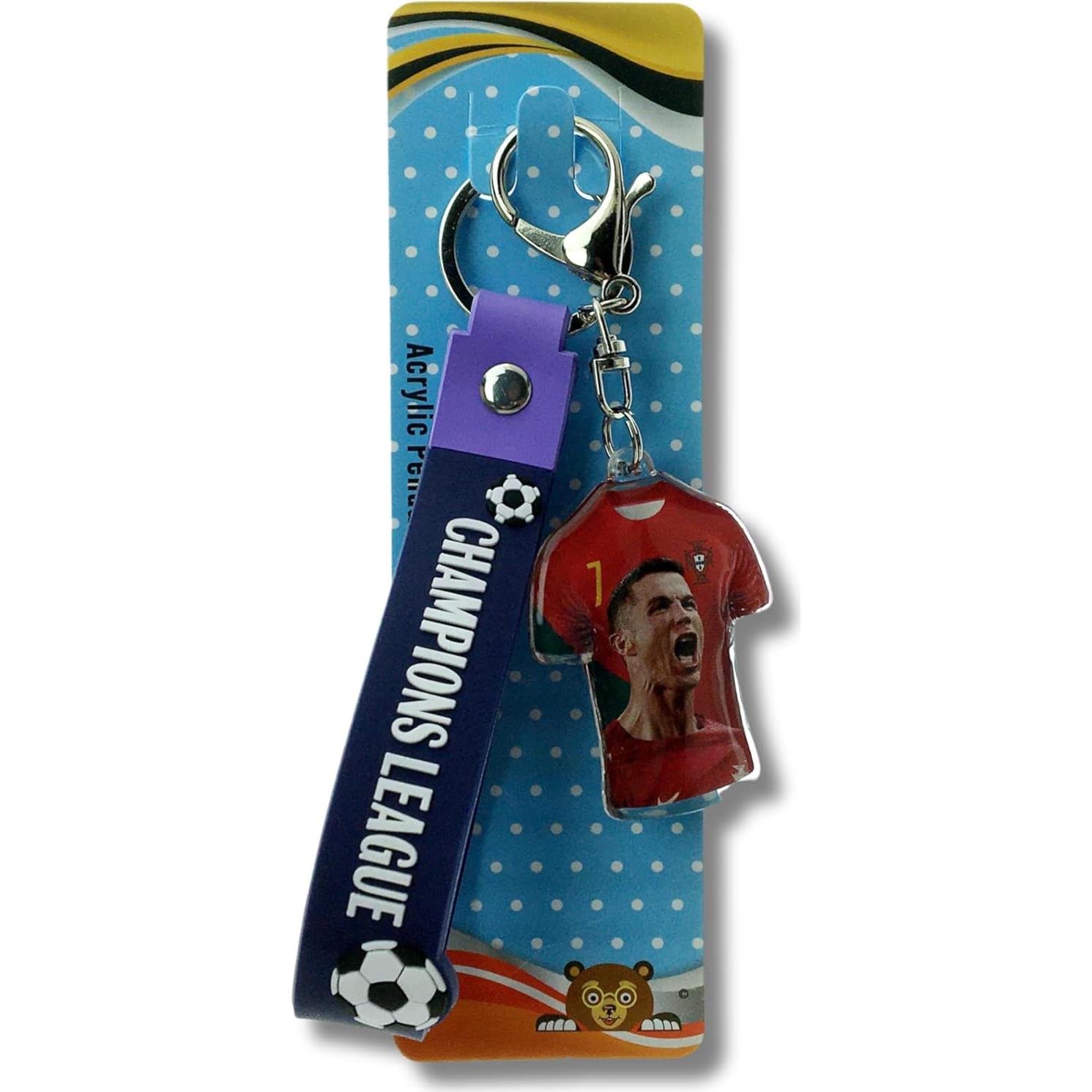 Llavero Cristiano Ronaldo Sonriente - Regalo para Fans de Fútbol