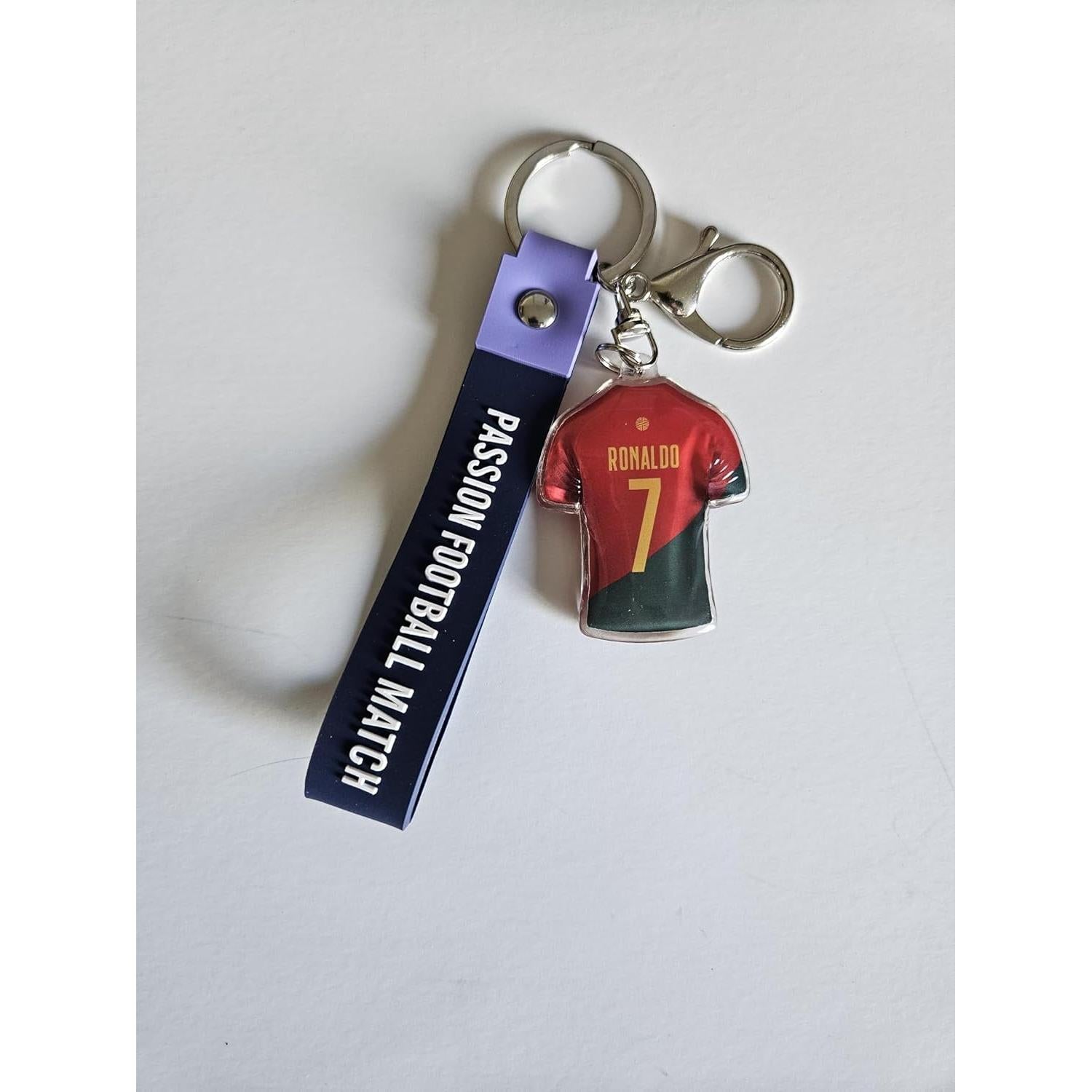 Llavero Cristiano Ronaldo Sonriente - Regalo para Fans de Fútbol