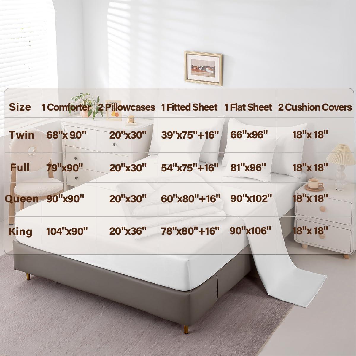 Conjunto de Edredón Feelyou Fútbol 7 Piezas Completo Rosa