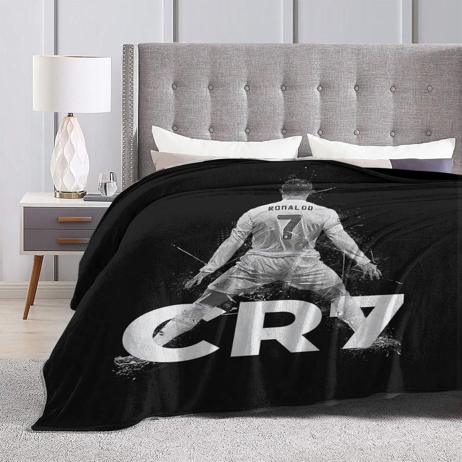 Manta de Fútbol Lemtoie CR8 127x101.6 cm Franela Suave