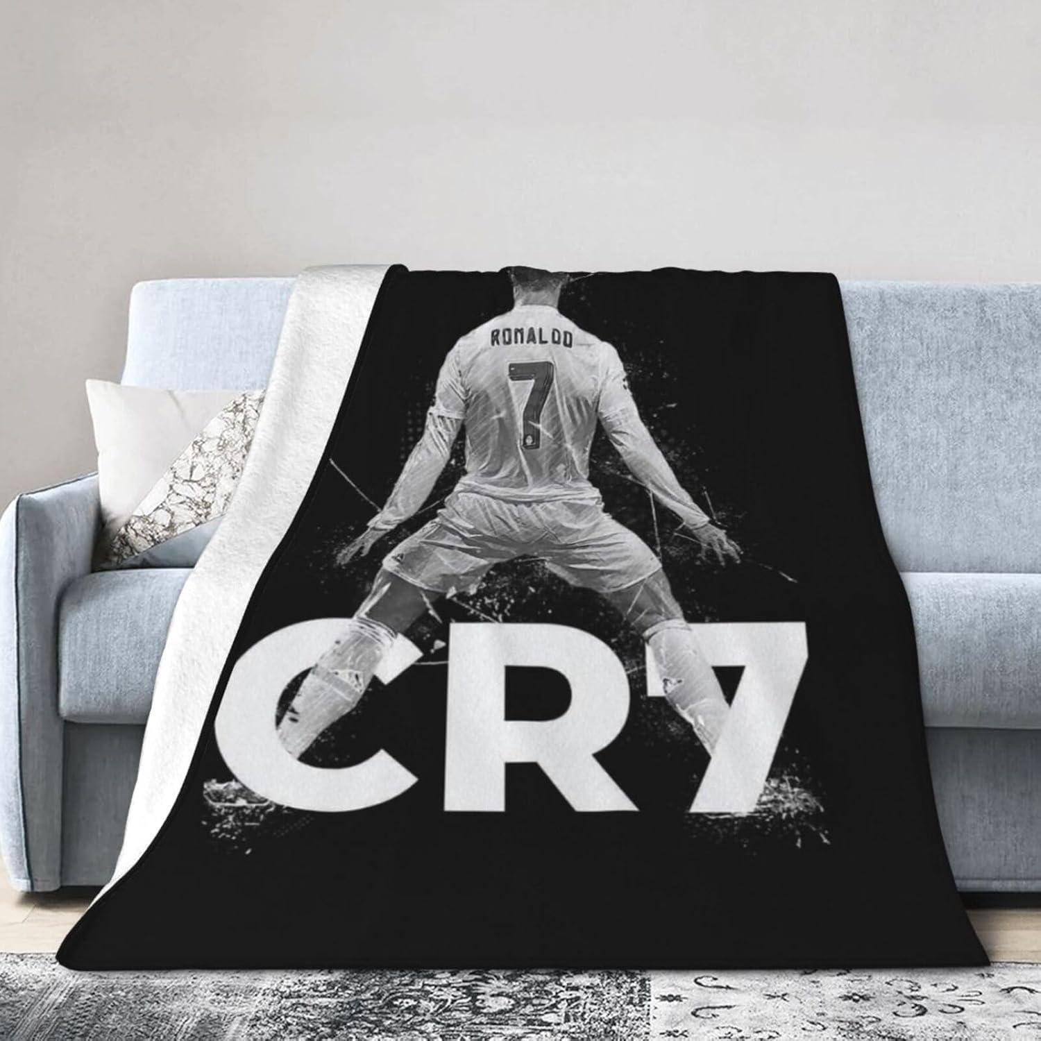 Manta de Fútbol Lemtoie CR8 127x101.6 cm Franela Suave