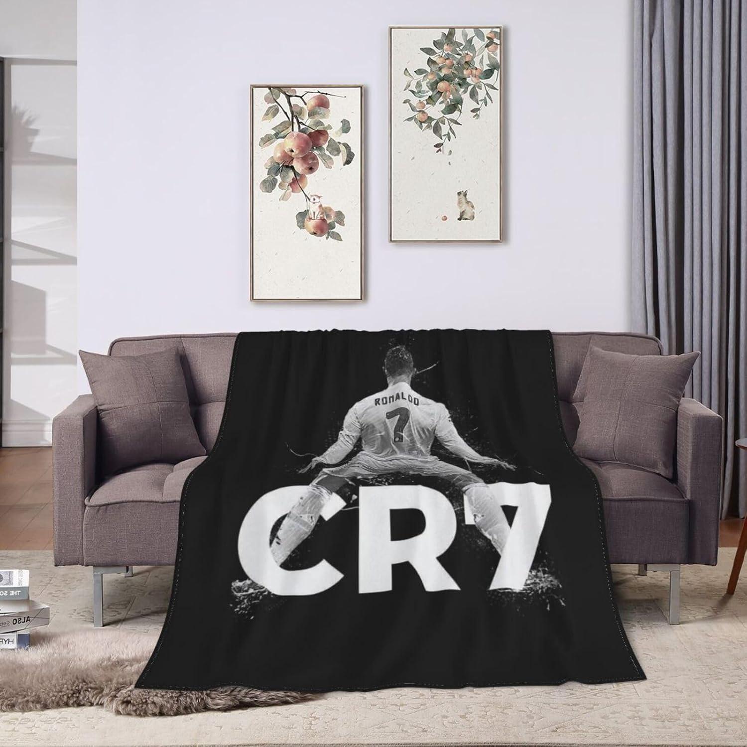 Manta de Fútbol Lemtoie CR8 127x101.6 cm Franela Suave