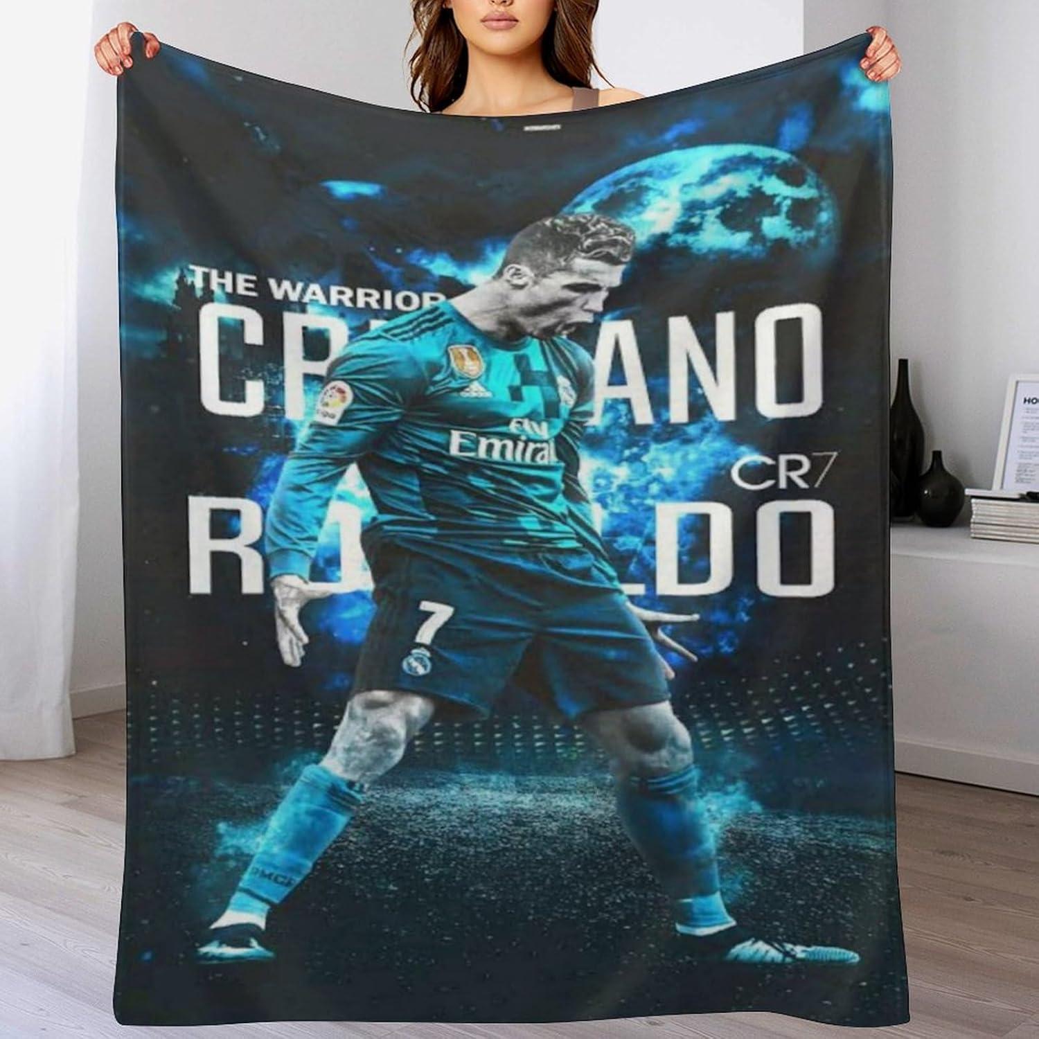 Manta de Fútbol Lemtoie 127x101 cm Franela Suave y Cálida