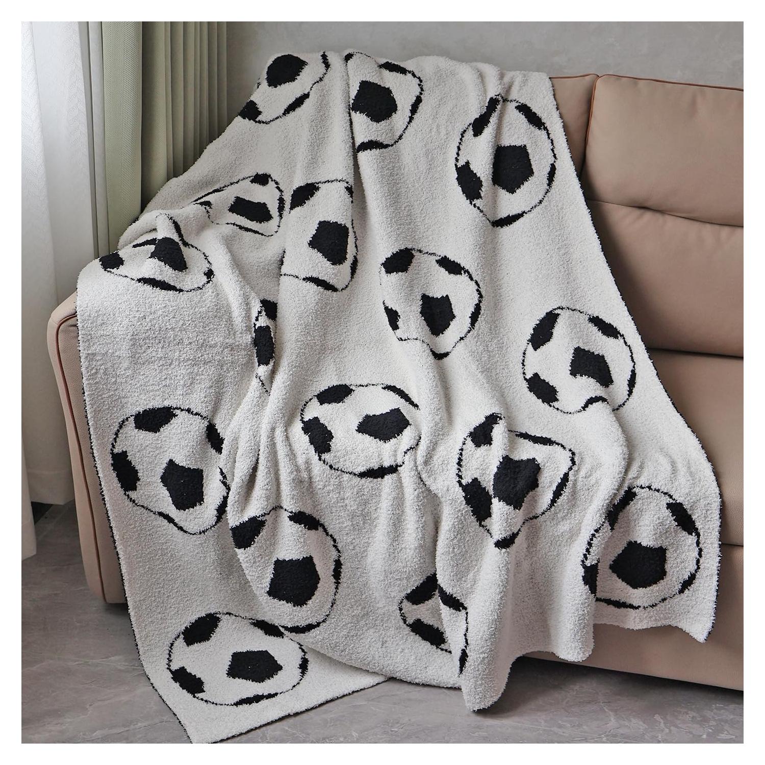 Manta de Fútbol Reversible XING7DAY 130x160 cm Microfibra